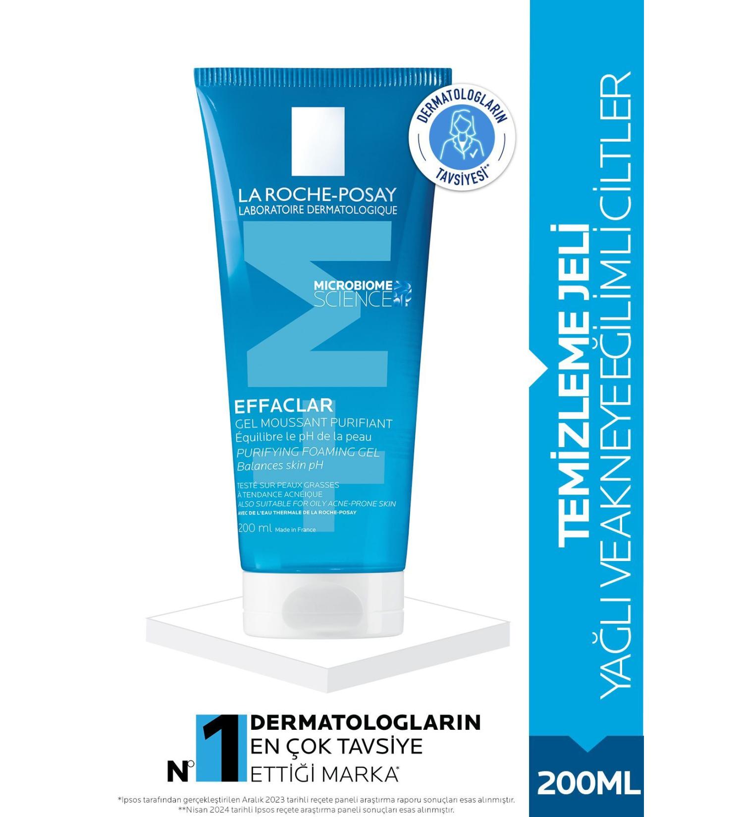 La Roche Posay Skin Gentle Cleansing Purifying and Refreshing Moisturizing Cleansing Gel 200ml Passi.4801