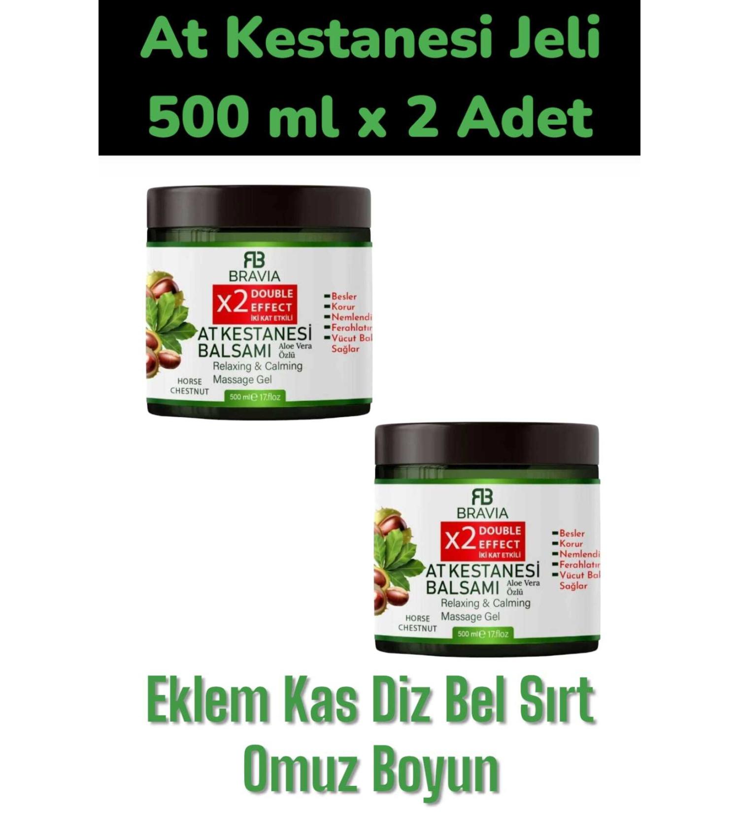 Bravia Horse Chestnut Gel Cream 500 Ml 2 ADT - Muscle Joint Nourishment Horse Chestnut Gel for Your Pains - Buy Online on GoSupps.com