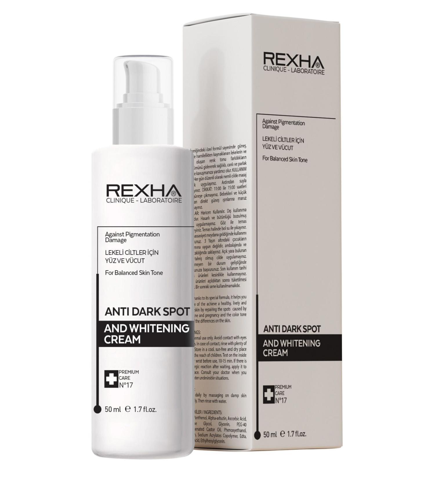 Rexha Beauty Skin Whitening Anti Dark Brightening Anti-Spot Care Cream-50 ml