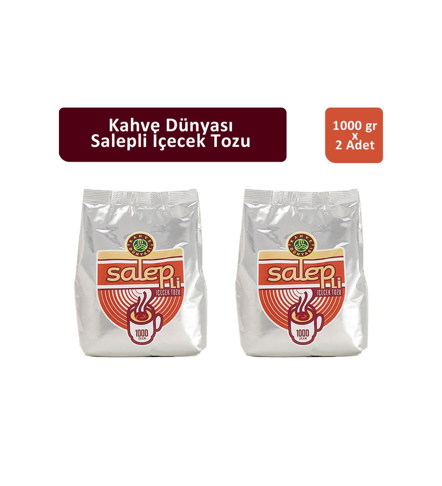 Coffee World Coffee World Salep 1000 gr x 2 Pieces