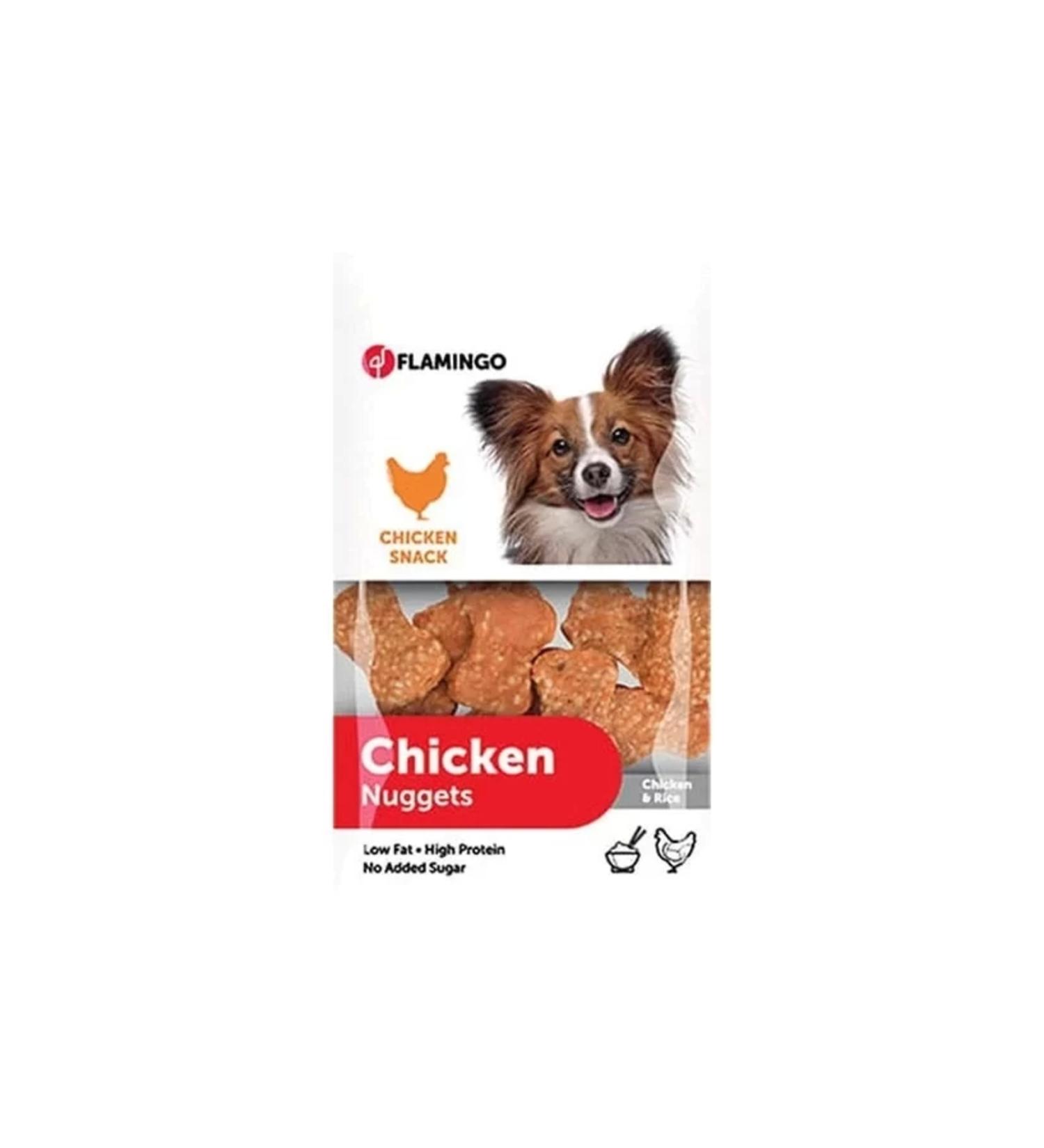 Flamingo Chicken and Rice Bone Dog Reward Food 85 gr