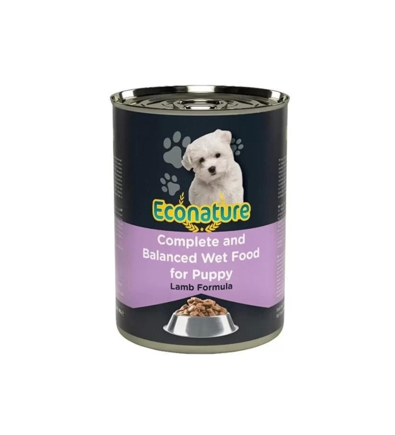 Econature Lamb Meat Puppy Canned Food 400 gr