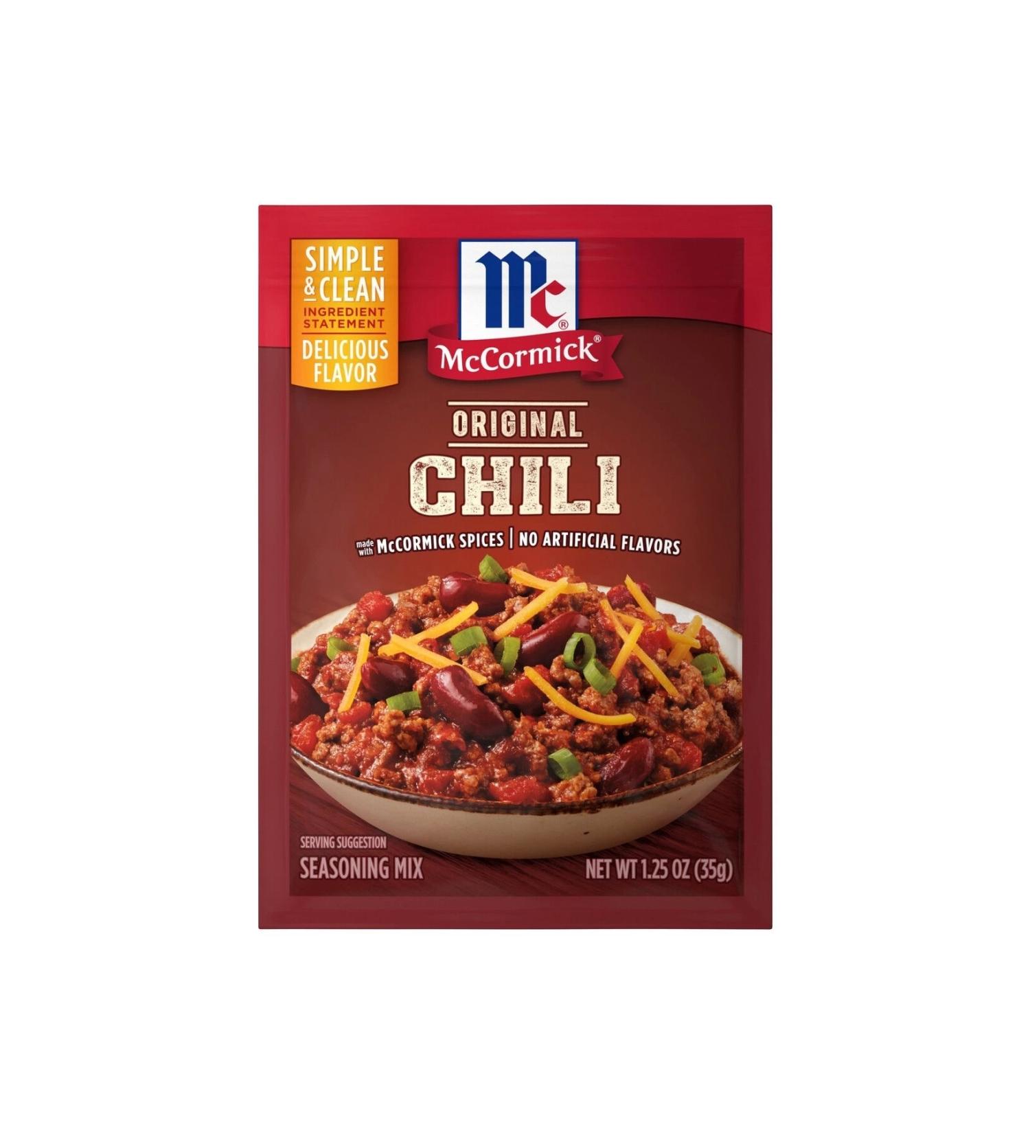 McCormick Original Chili Seasoning Mix 35 gr - Buy Online on GoSupps.com