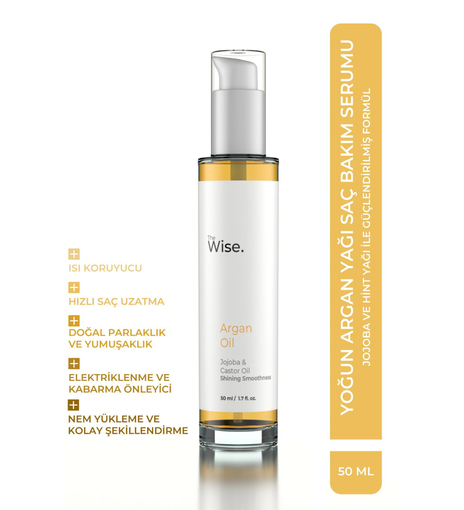 Wise Argan Oil/Serum Nourishing Moisturizing Softening Hair Care Serum Anti-Friction Hair Care - Buy Online on GoSupps.com