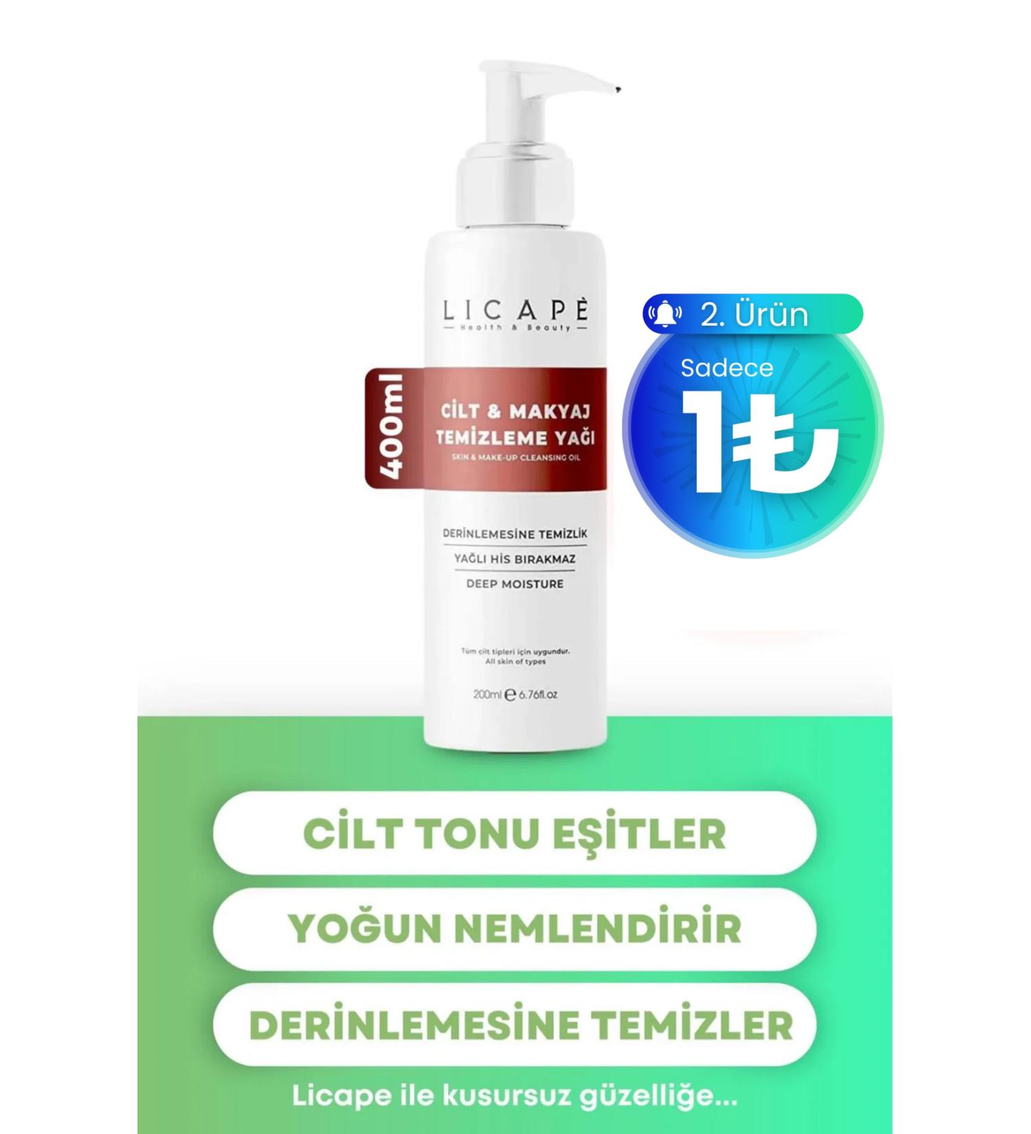 Licape Two Phase Skin and Make-up Cleansing Oil 400 ml - Buy Online on GoSupps.com