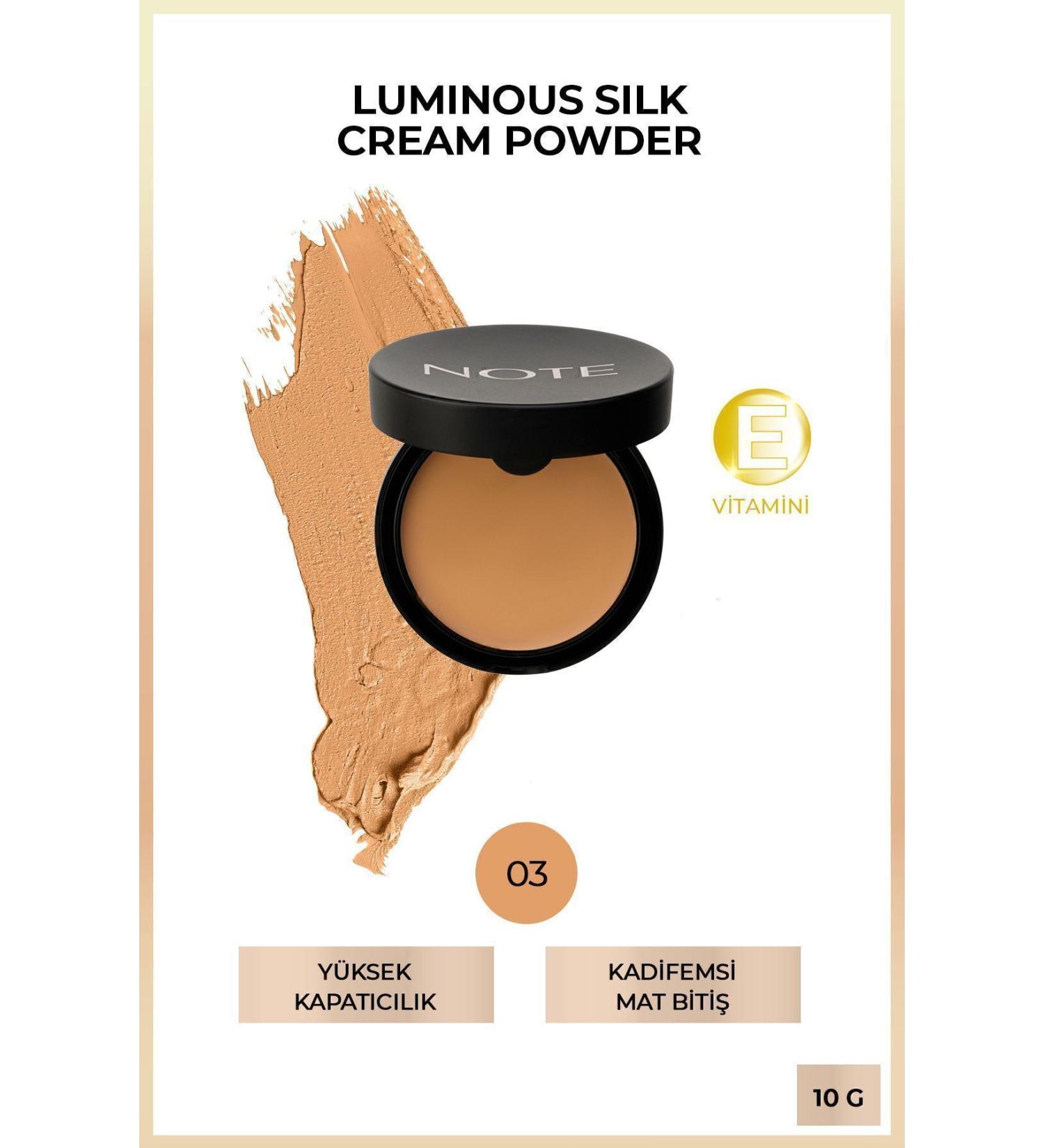 Note Cosmetics Powder Foundation with Permanent Matte Finish Suitable For All Skin Types-03 Medium Beige Passi-281