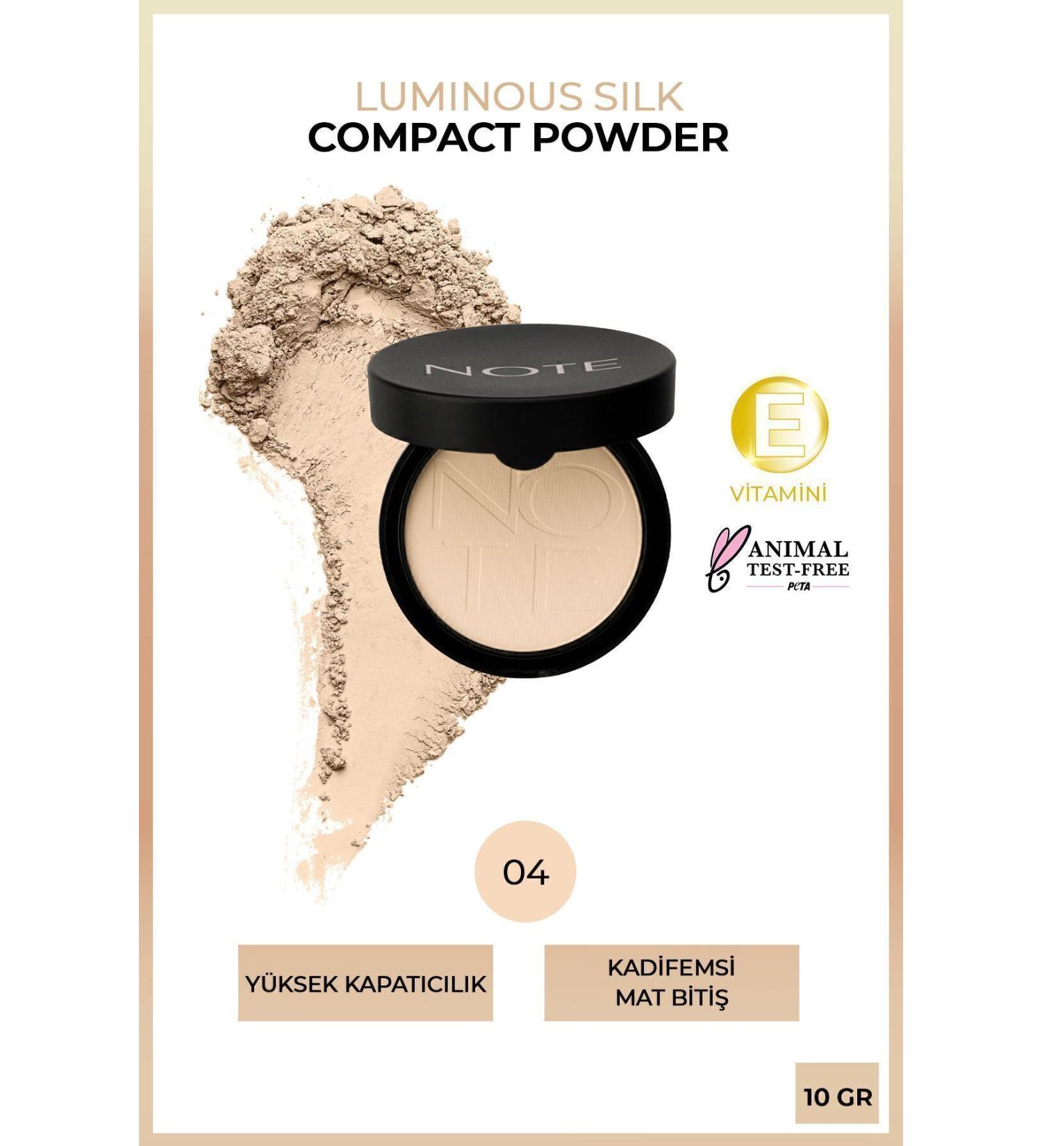 Note Cosmetics Powder Powder With a Long-Lasting Matte Finish That Balances Makeup- 04 Sand Passi-284