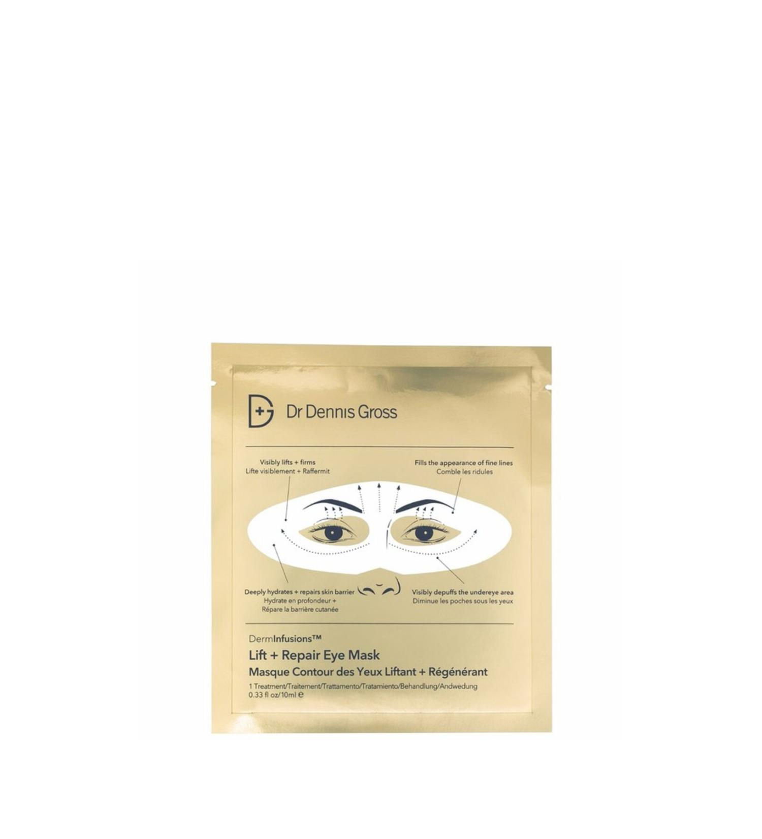 Dr Dennis Gross DermInfusions Firming and Repairing Eye Mask 4 Applications