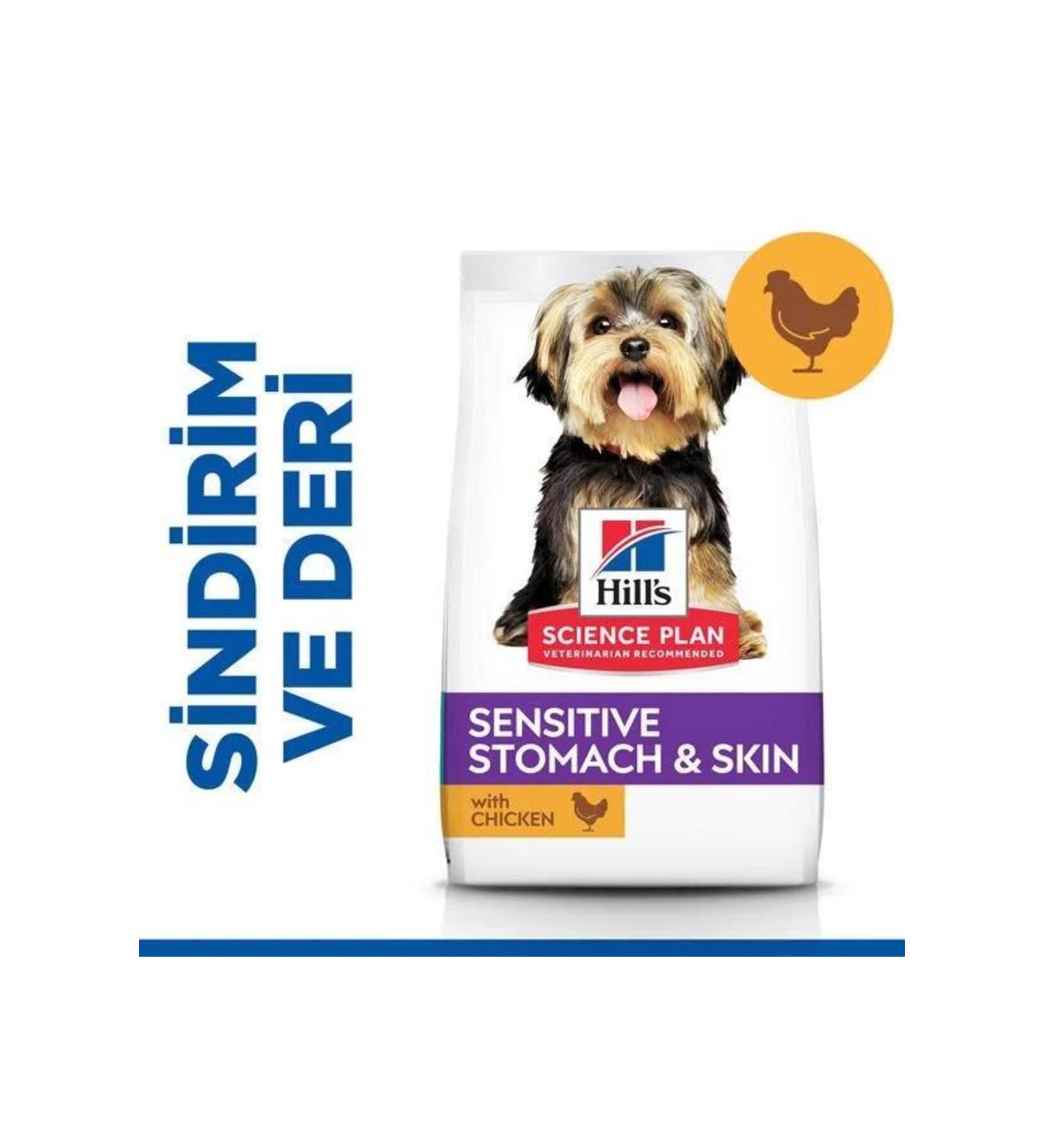 Hill's SCIENCE PLAN Stomach and Skin Sensitivity Chicken Small and Mini Breed Adult Dog Food 1.5 Kg