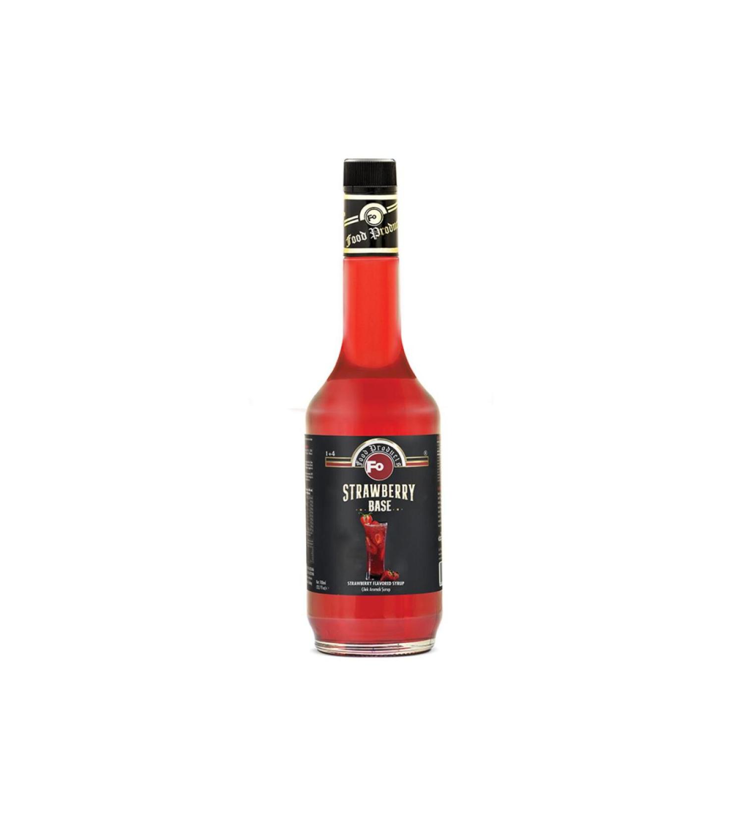 FO Strawberry Flavored Base Syrup 700 ml