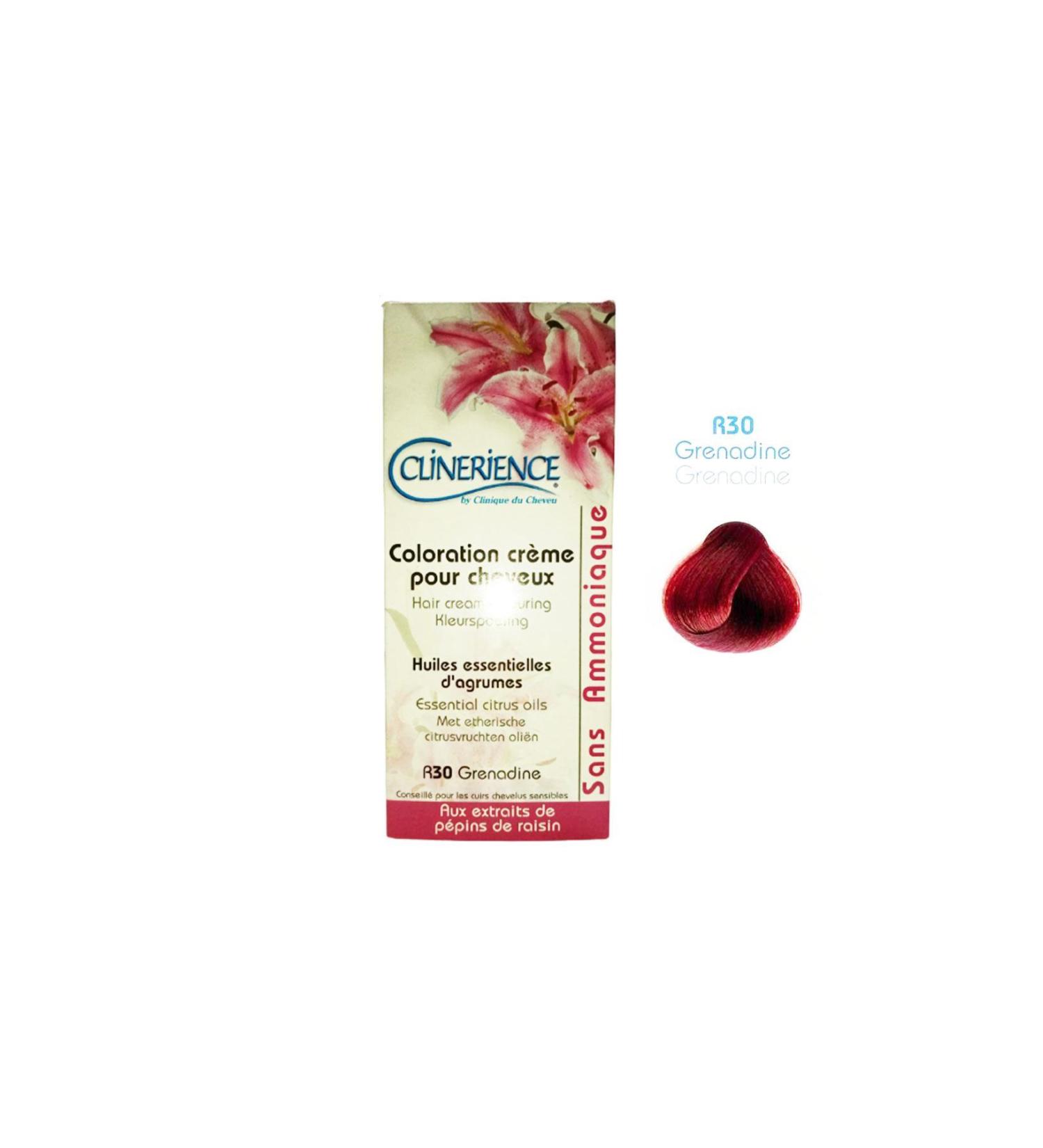 Clinerience Natural Hair Dye R30 - Pomegranate Syrup