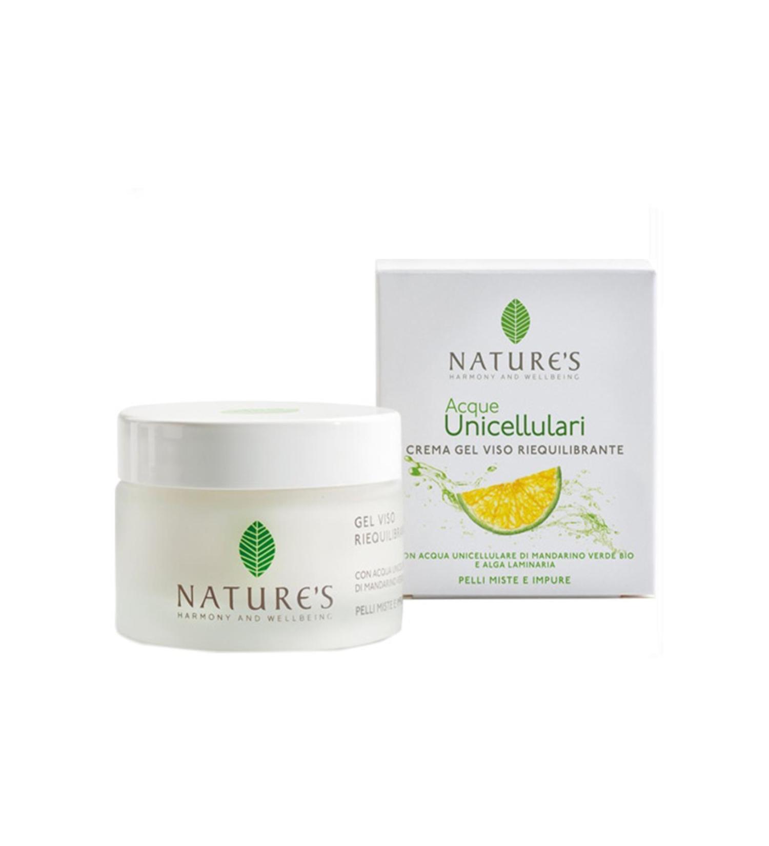 Nature's Acque Rebalancing Face Gel Cream 50 ml - Sebum Balancing Cream