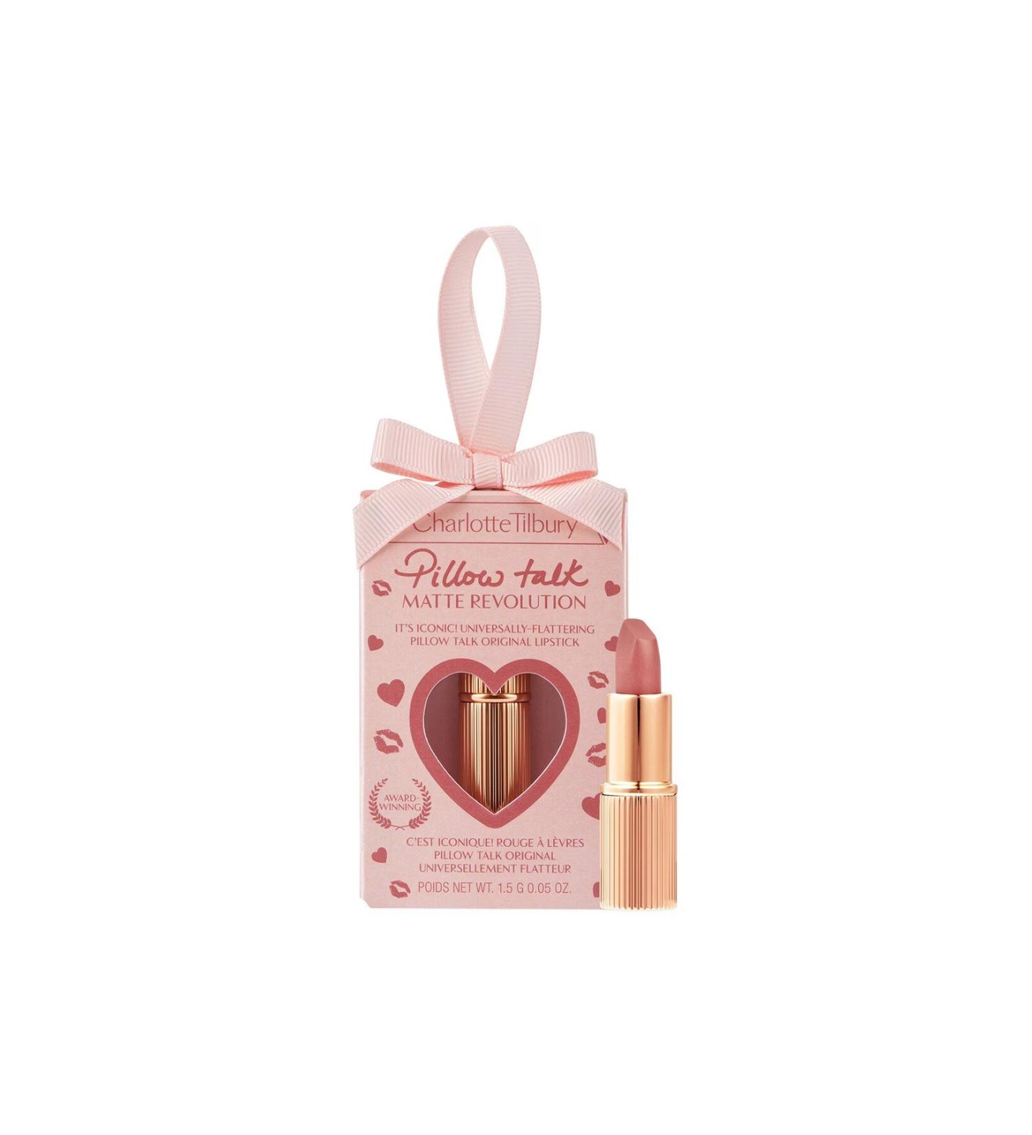 Charlotte Tilbury Pillow Talk Original Matte Revolution Bauble - Travel Size Matte Finish Lipstick 1.5 gr