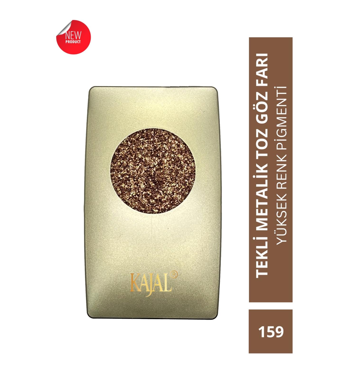 KAJAL Metallic Bronze Shimmering Powder Eyeshadow -metallic Bronze Eyeshadow No:159 - Buy Online on GoSupps.com