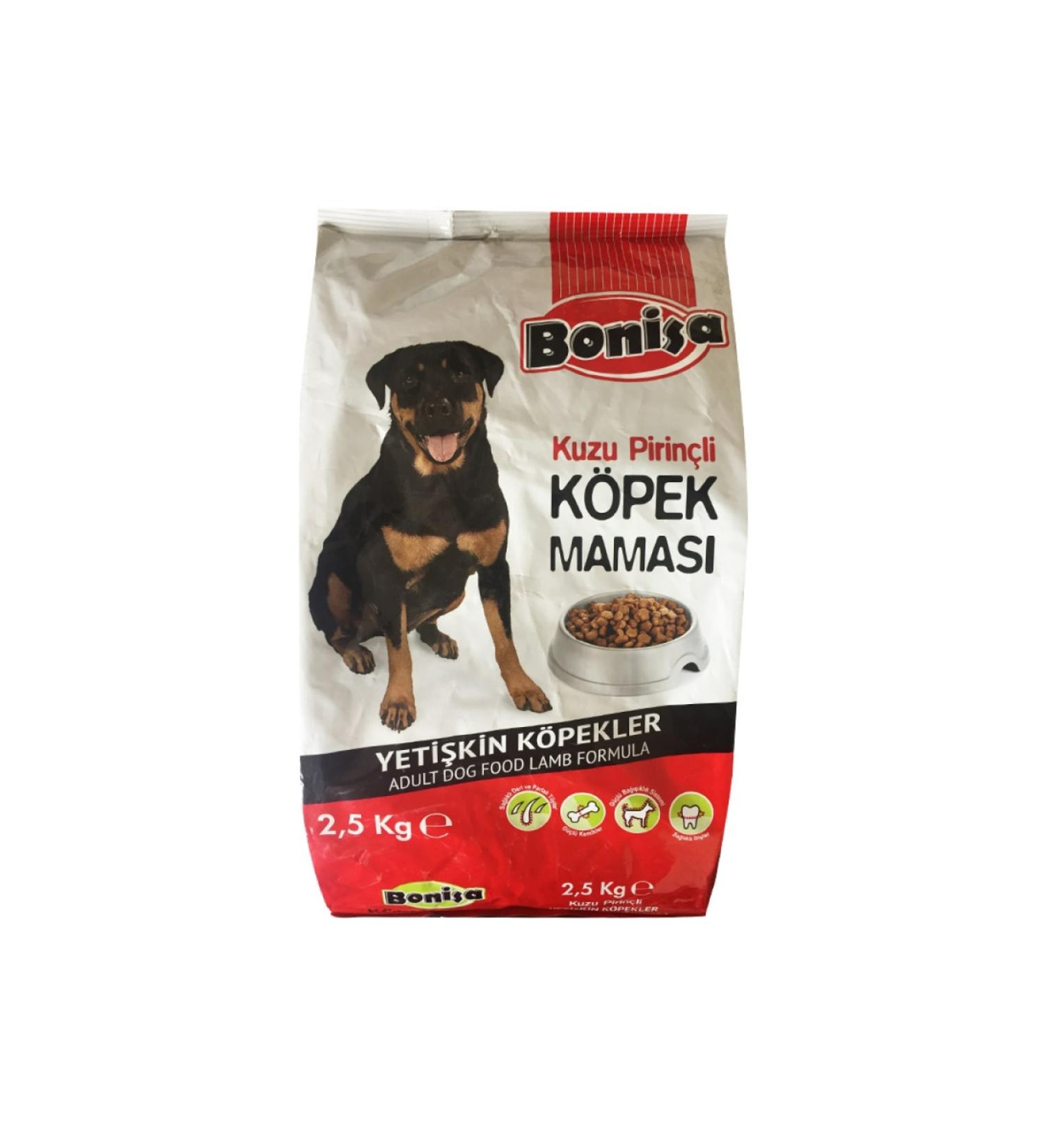 Bonisa Lamb Meat Rice Dog Food 2.5 Kg