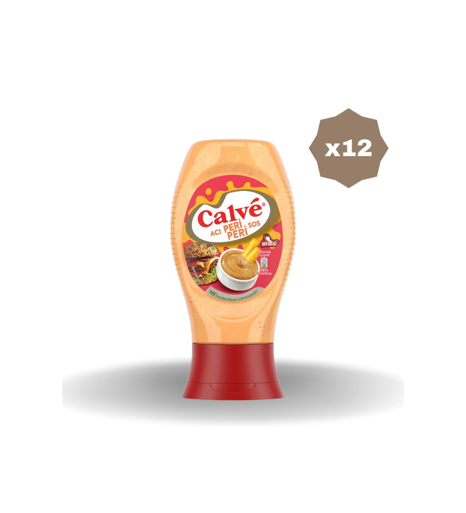 Calve SAUCE HOT FAIRY 245 GR - (12 PIECES)