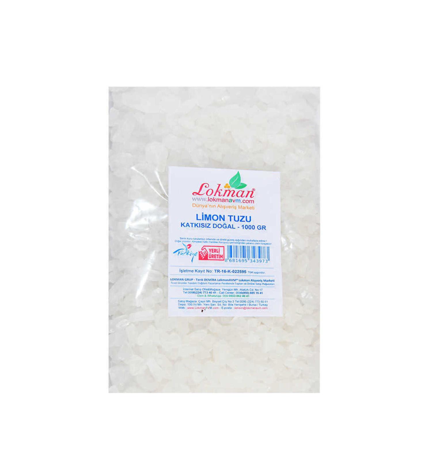 Simbastore Lemon Salt Granule Gravel 1000 Gr Package