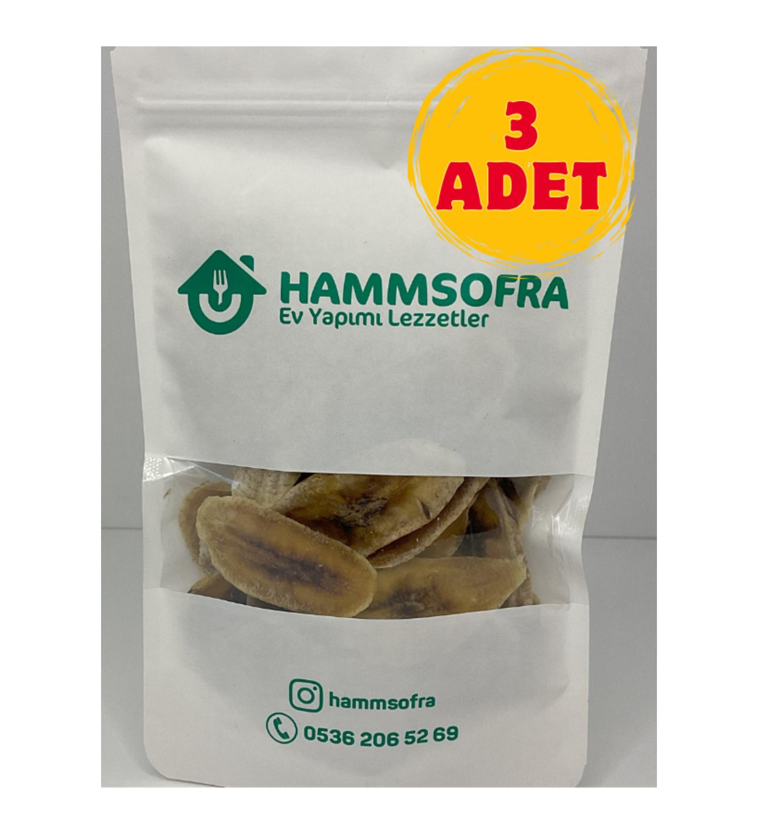 Hamm Sofra Dried Banana 100 gr x 3 pieces