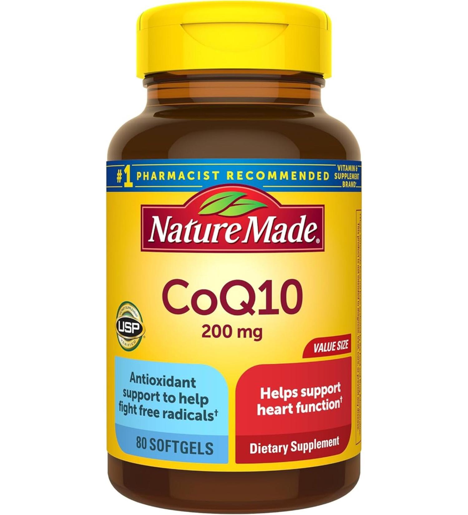 Nature Made CoQ10 200mg 80 softgels