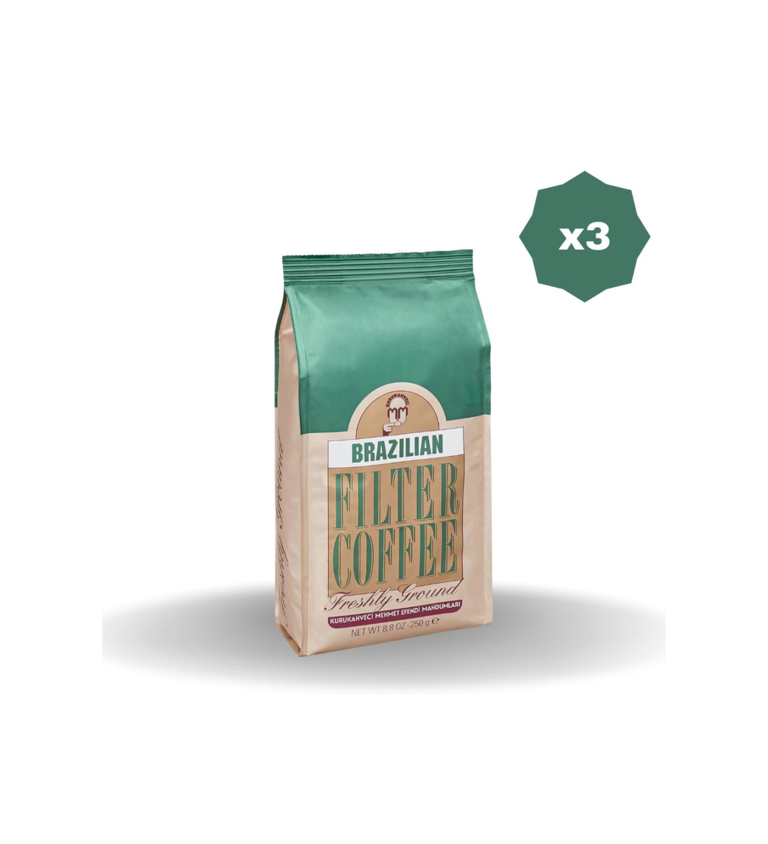 Mehmet Efendi MEHMET EFENDI BRAZILIAN COFFEE 250 GR - (3 PIECES)