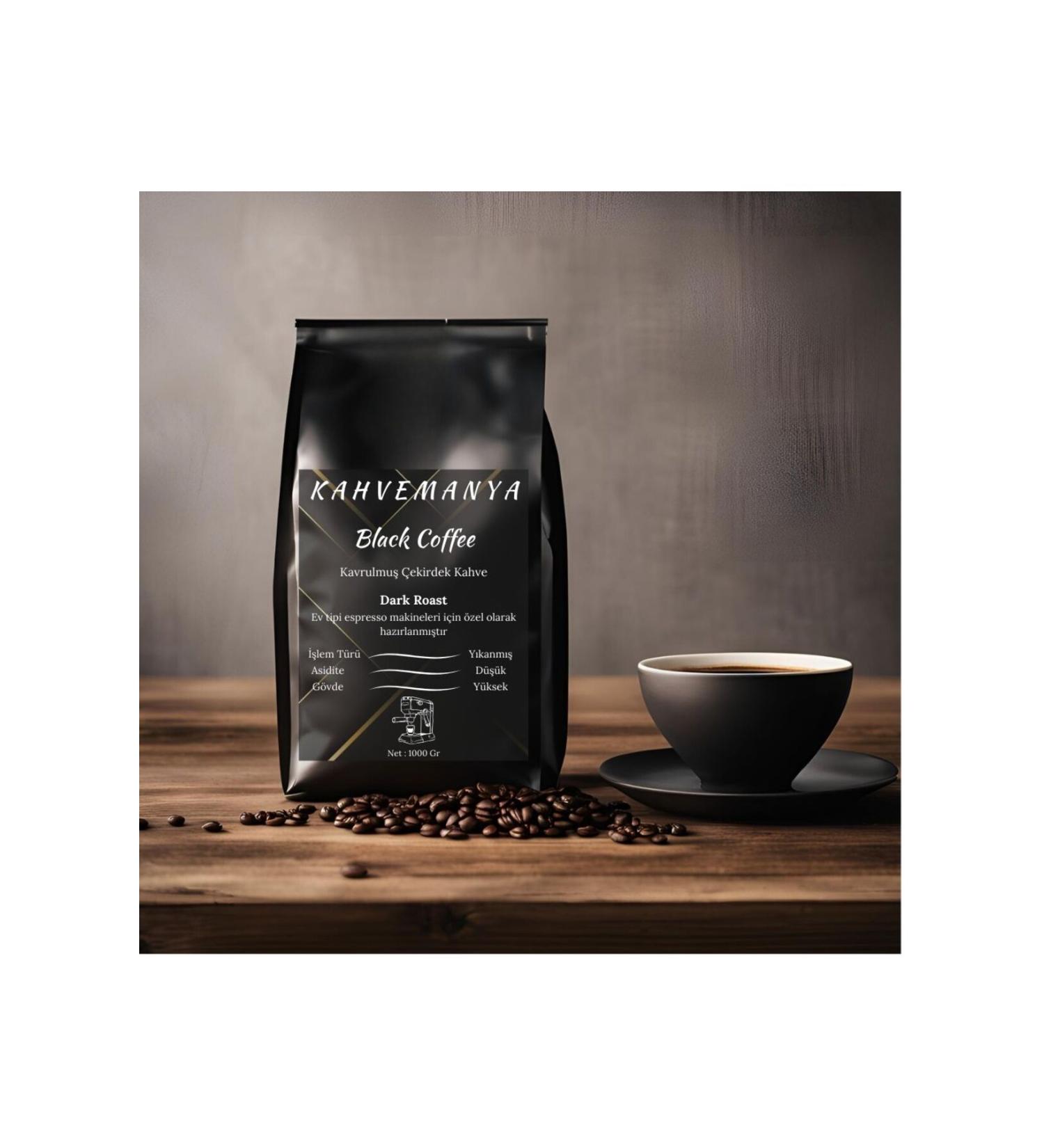 Manya Homemade Barista Coffee Dark Roasted Espresso Beans 1000 Gr