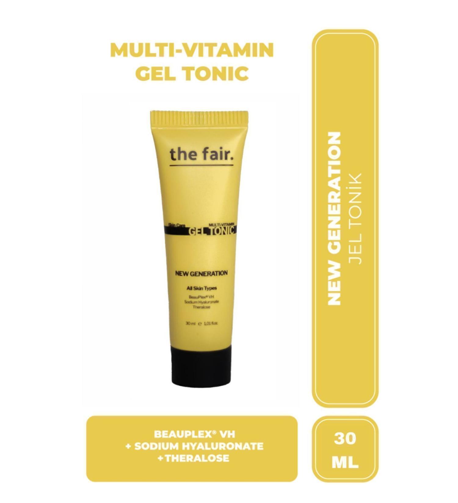 The Fair New Generation Multi Vitamin Gel Toner for All Skin Types 30 ml - Buy Online on GoSupps.com