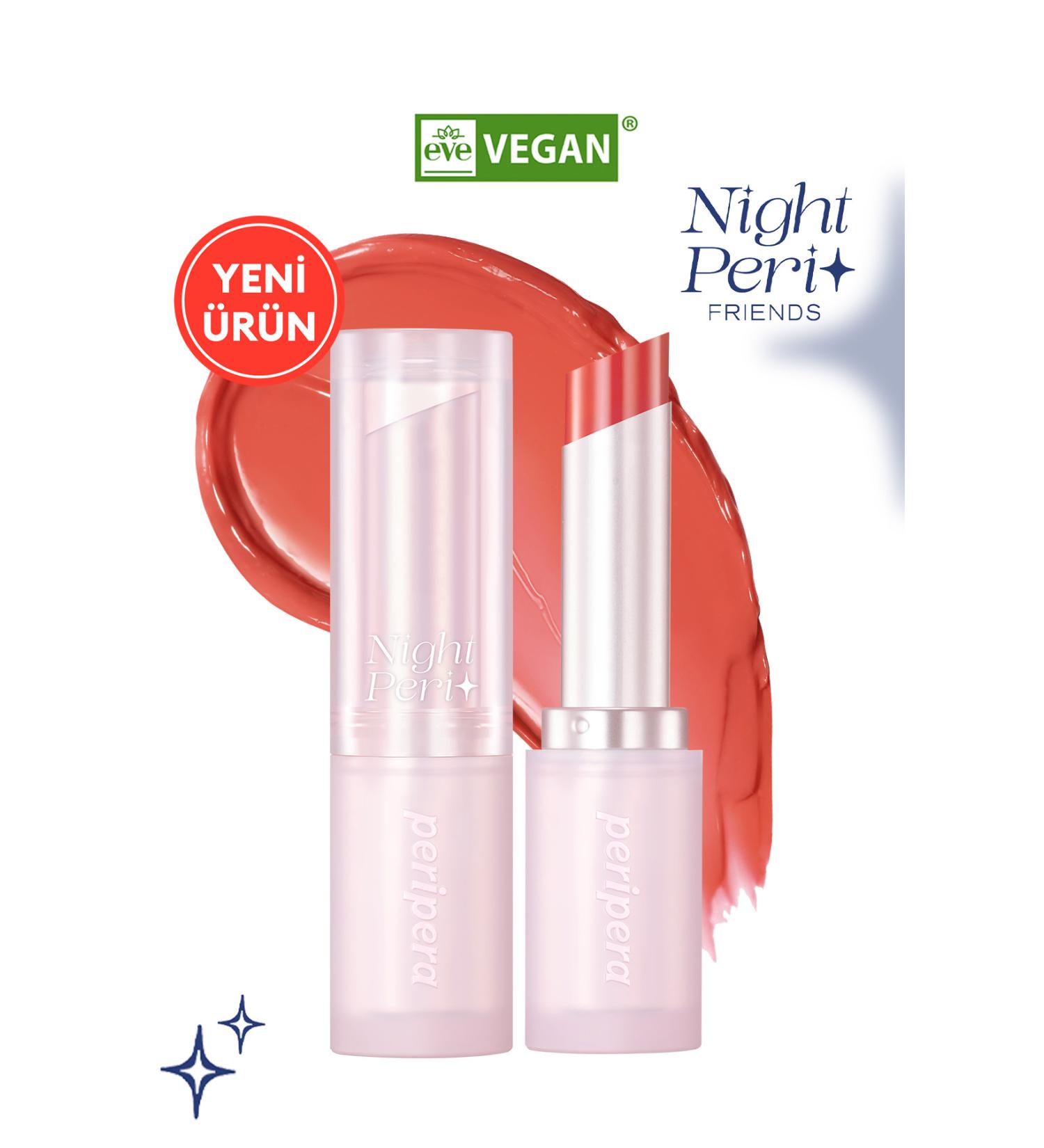 PERIPERA Intense Moisturizing Vegan Lip Balm Ink Mood Glowy Balm (8SLEEPING CORAL)(NIGHT PER ) - Buy Online on GoSupps.com