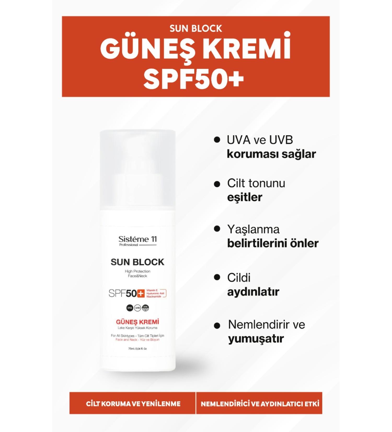 System 11 System 11 Sun Block Sun Cream 75 ml 8684091008378 - Buy Online on GoSupps.com