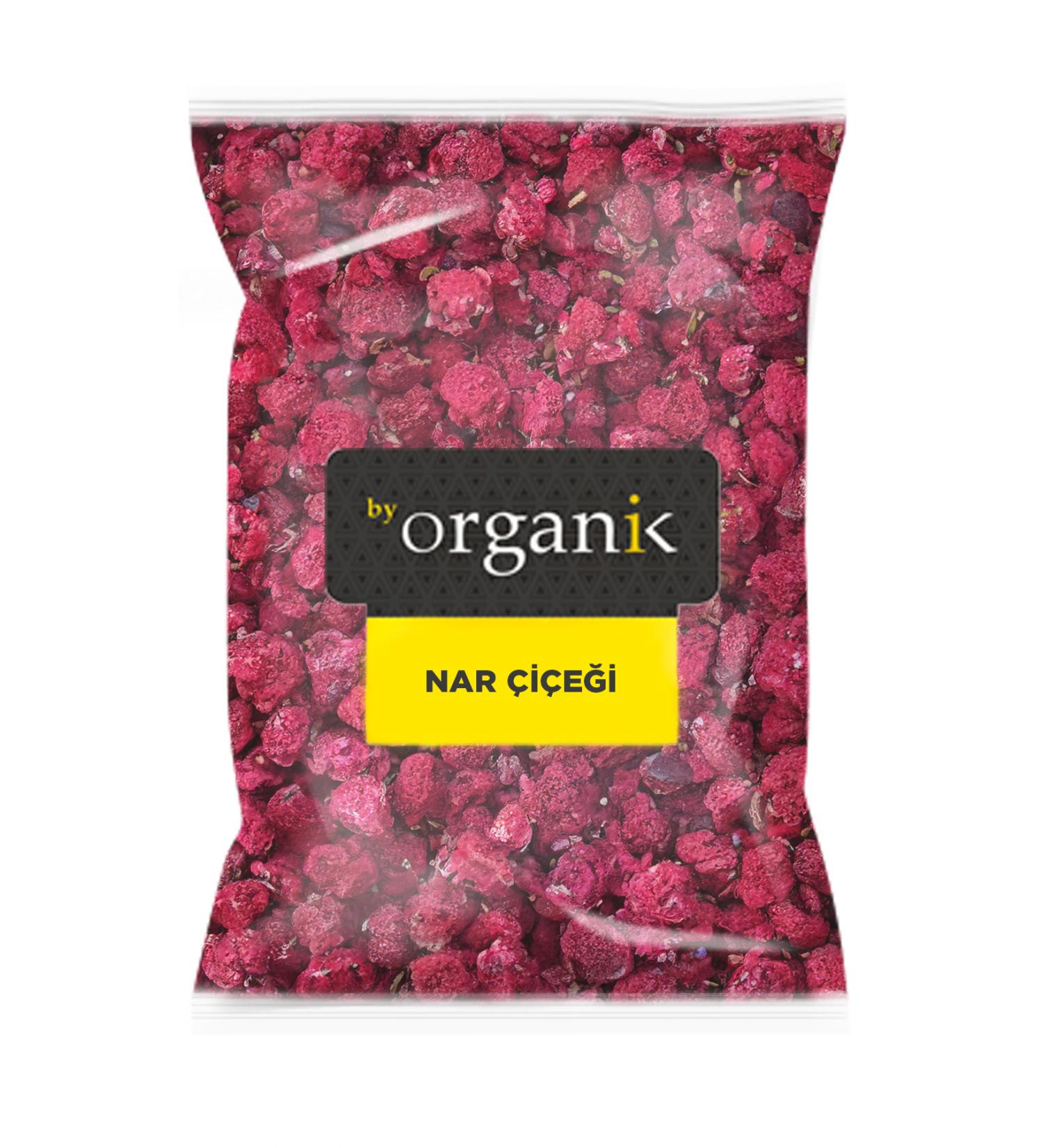 BY ORGANIC Dried Pomegranate Flower 1 Kg (Original Naturally Dried Sifted Additive-Free)