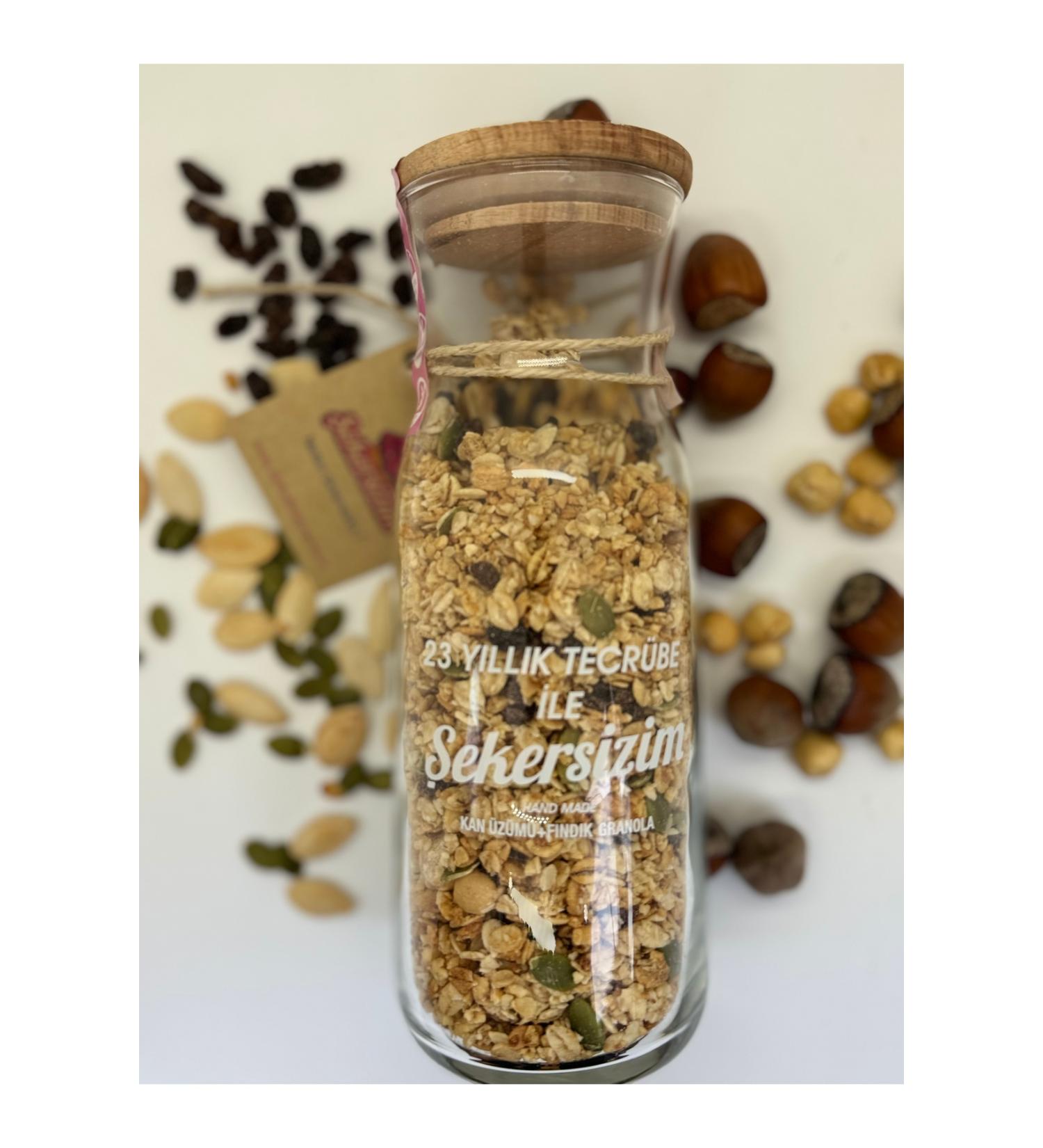 SUGAR FREE Blood Raisin Hazelnut Granola