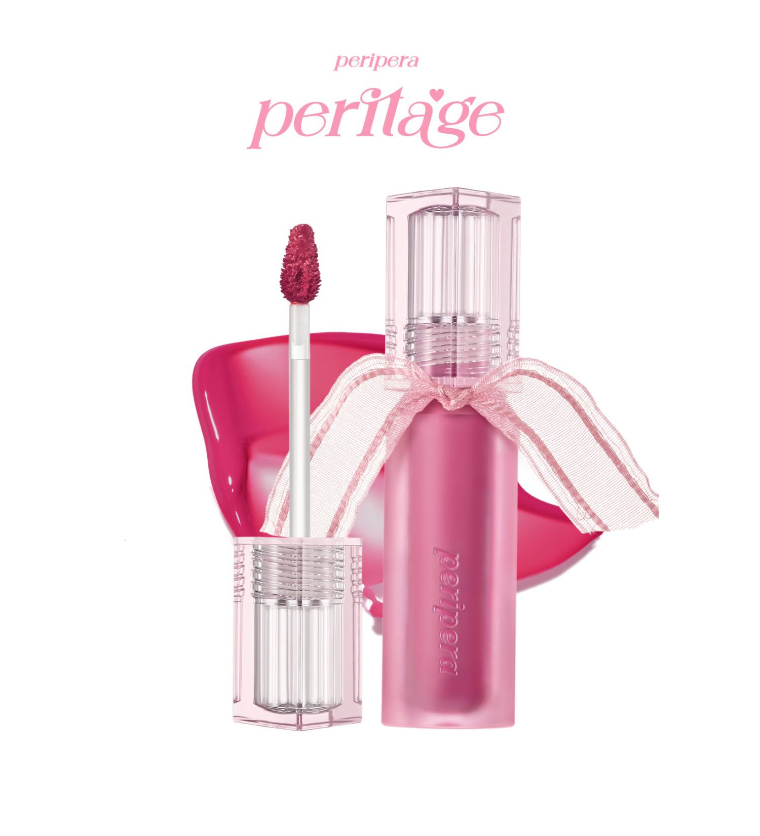 PERIPERA Natural Tone Long-Lasting Shiny Tint PERIPERA Water Bare Tint (08 Pure Pink) (Peritage) - Buy Online on GoSupps.com