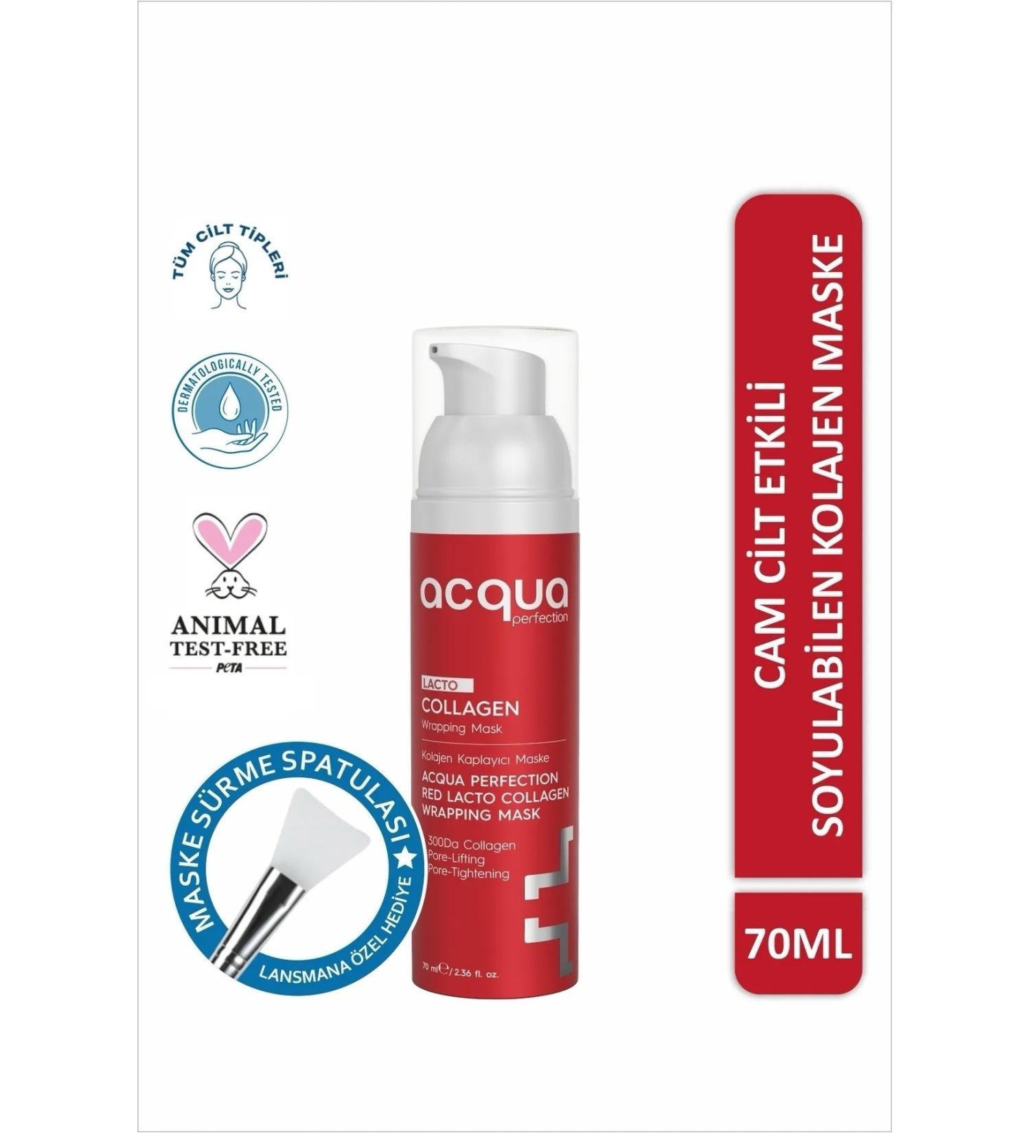 Acqua Perfection Collagen Wrapping Mask Collagen Peel-Off Skin Care Mask 70ml - Buy Online on GoSupps.com