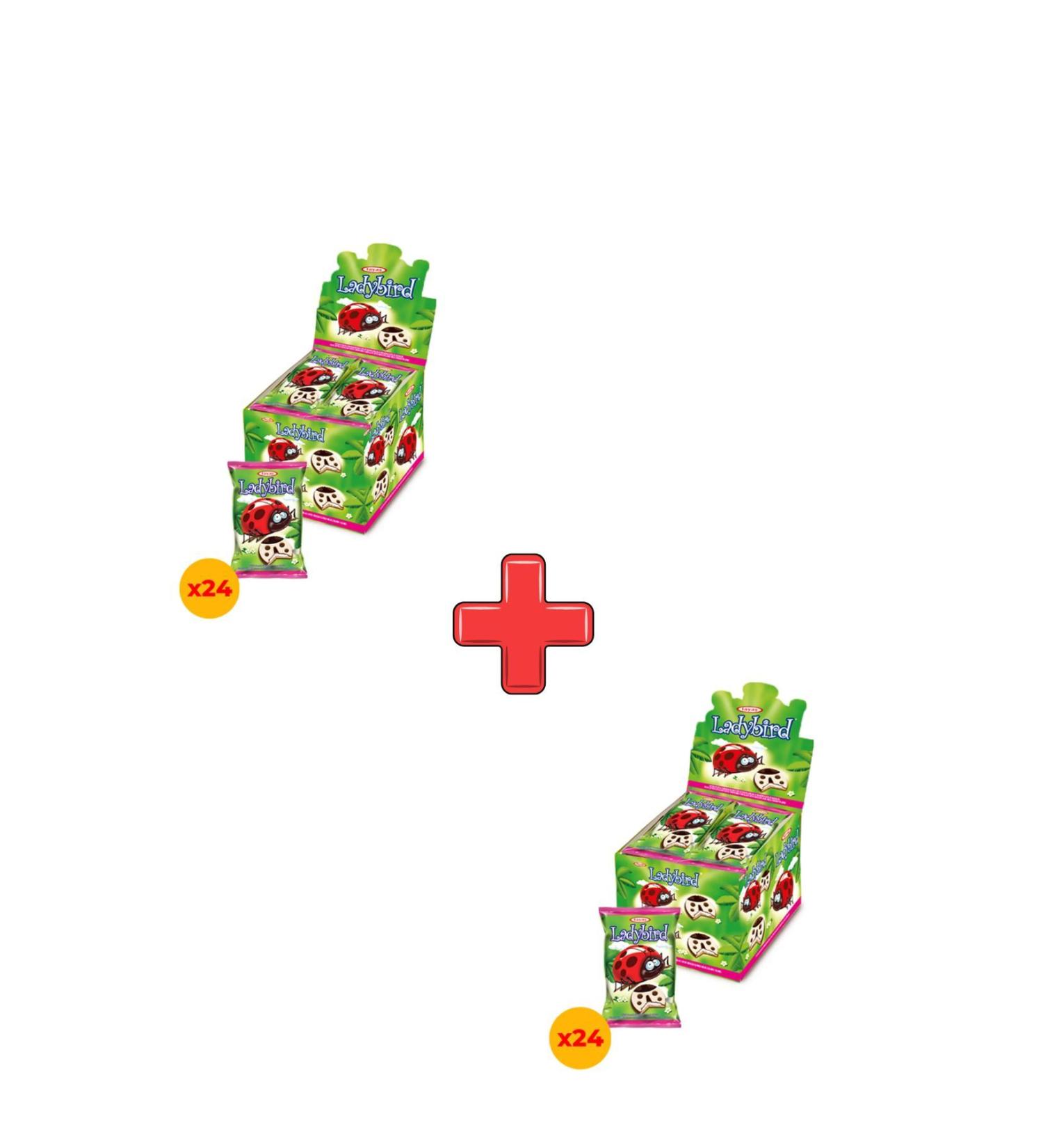 TAYA Lady Bird Milk Biscuits 25 Gr X 24 Pieces Boxed 2-Pack