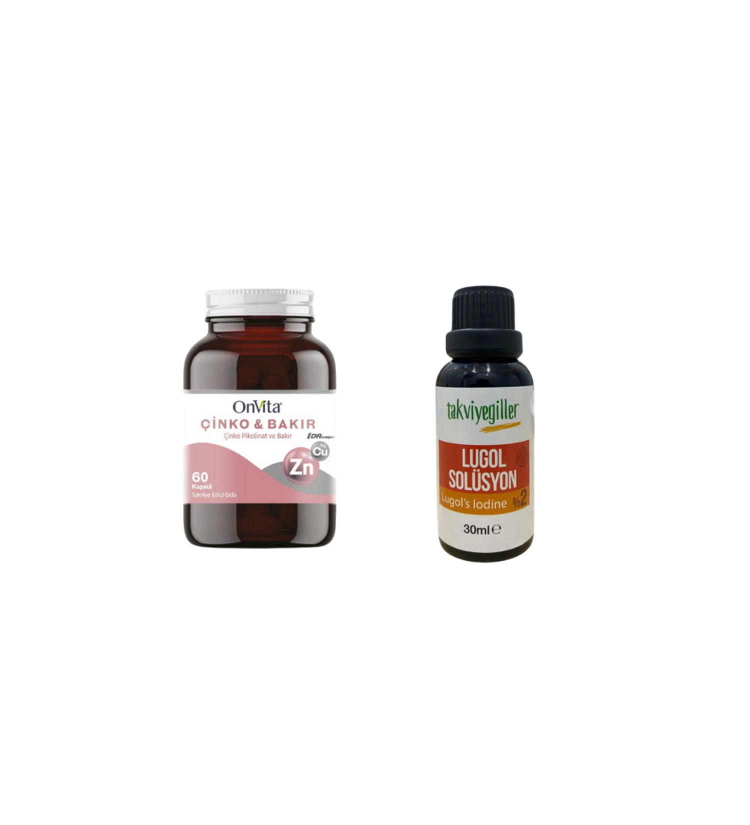Supplements Iodine and Zinc Support Set