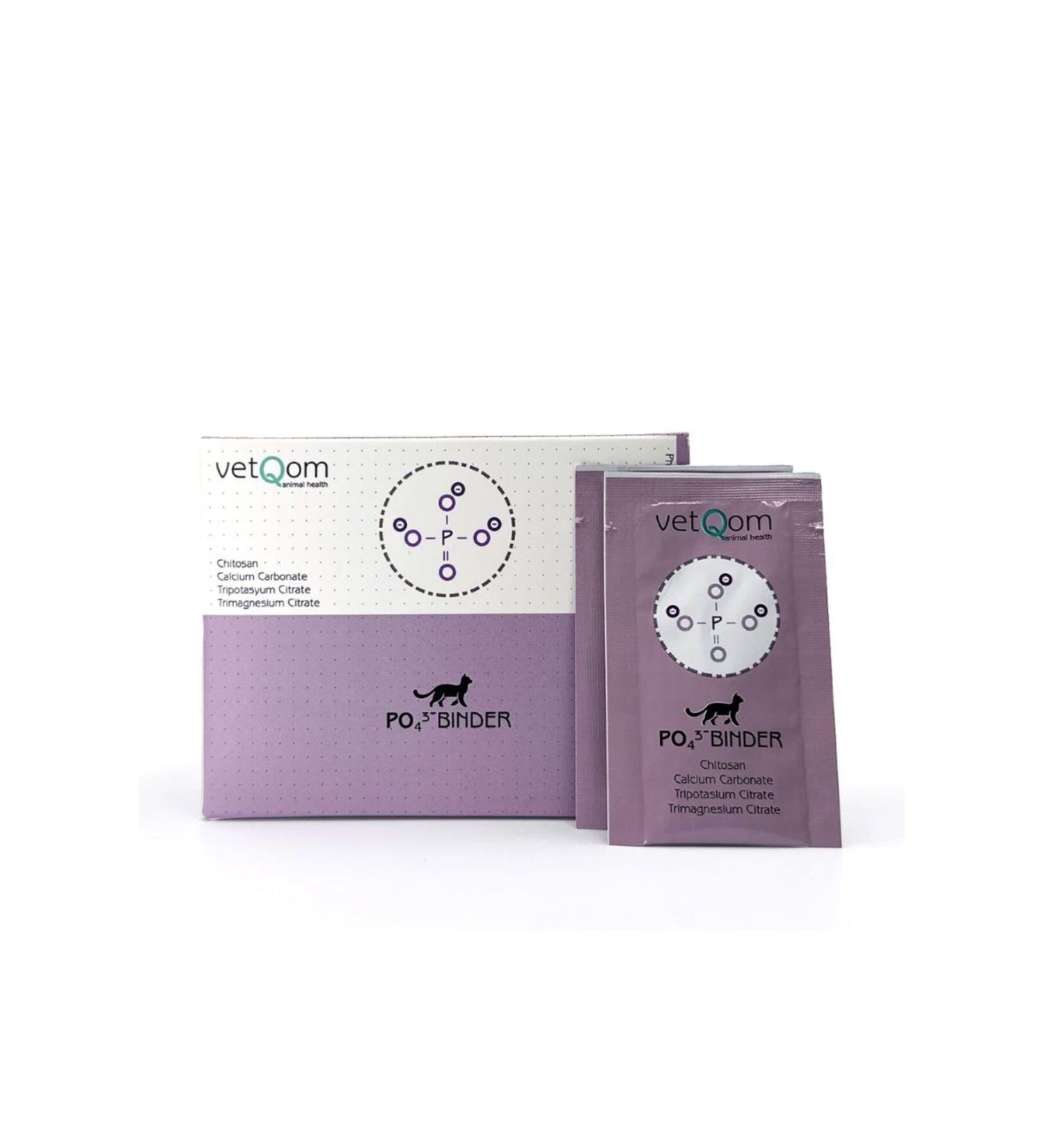 Vetqom Cat PO Binder Phosphate Management 30 sachets