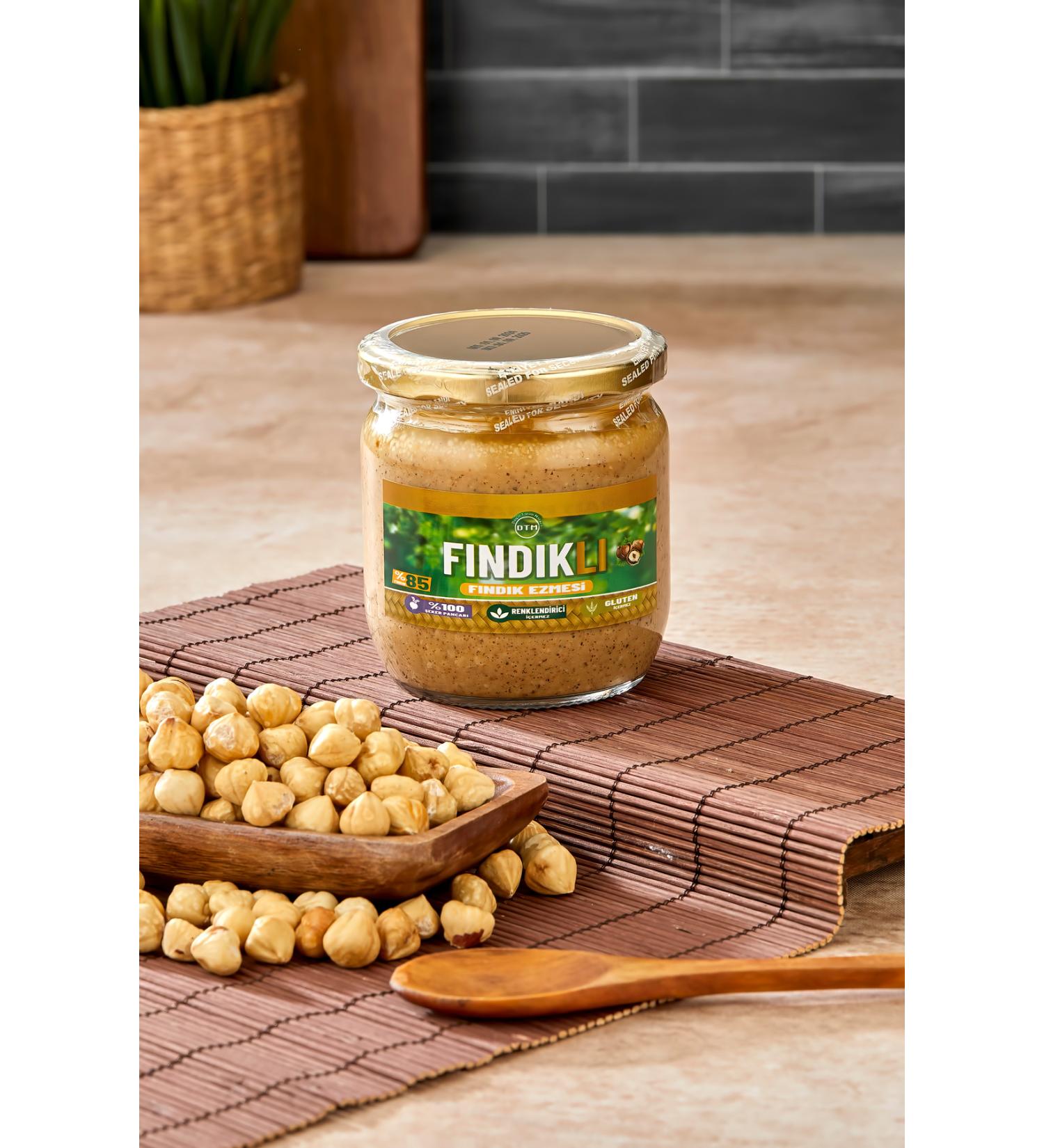 DTM Natural Agriculture Market 400 gr Hazelnut Additive-Free Preservative-Free Hazelnut Paste - Buy Online on GoSupps.com