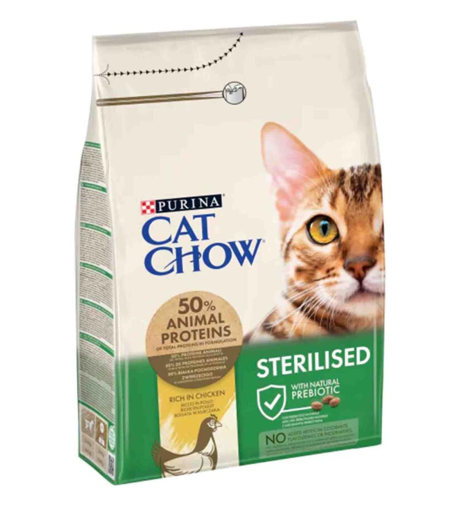 Cat Chow Chicken Sterilized Cat Food 3kg