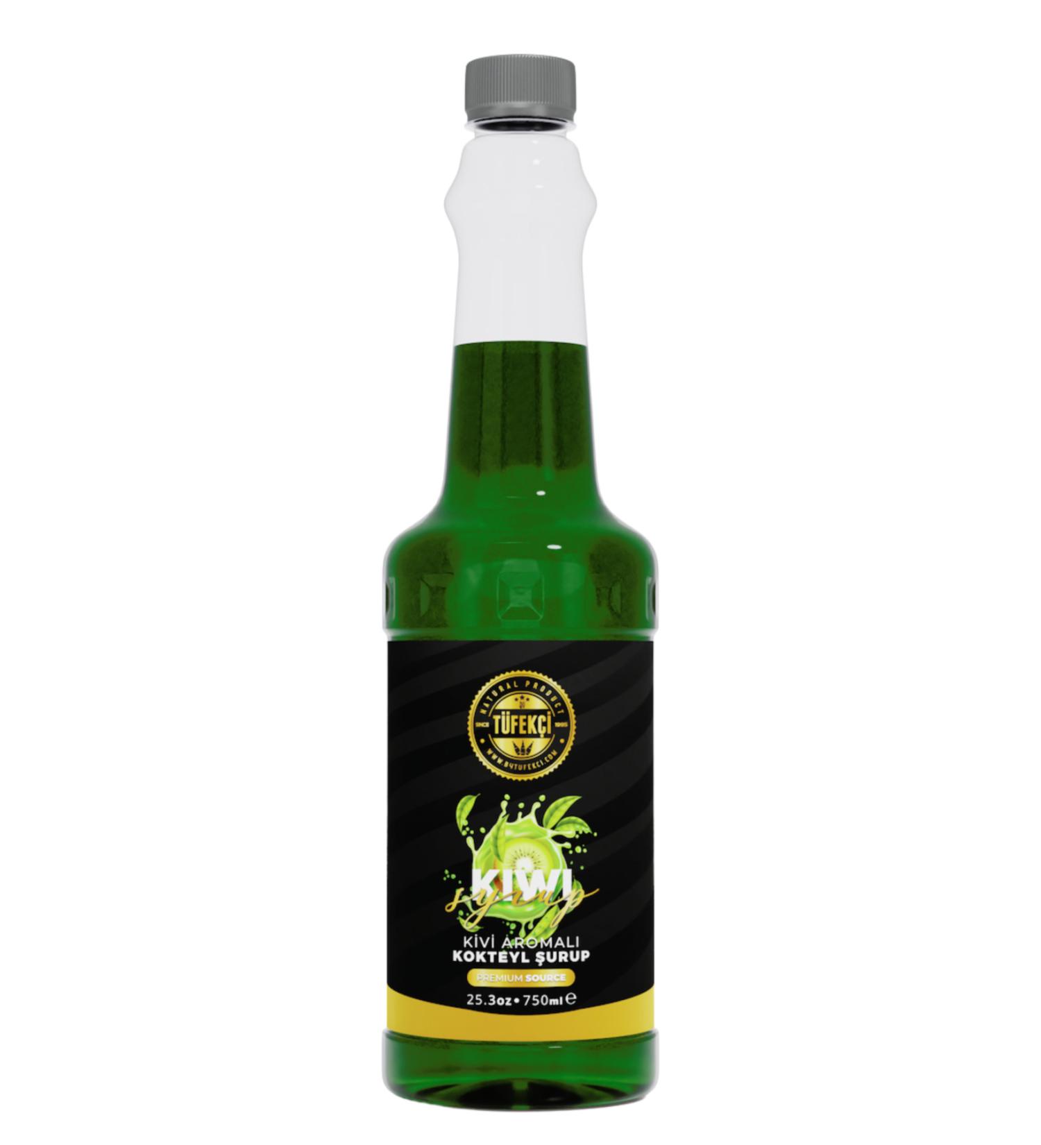 By T fek i Kiwi Flavored Cocktail Cake Coffee and Dessert Syrup - 750 ml
