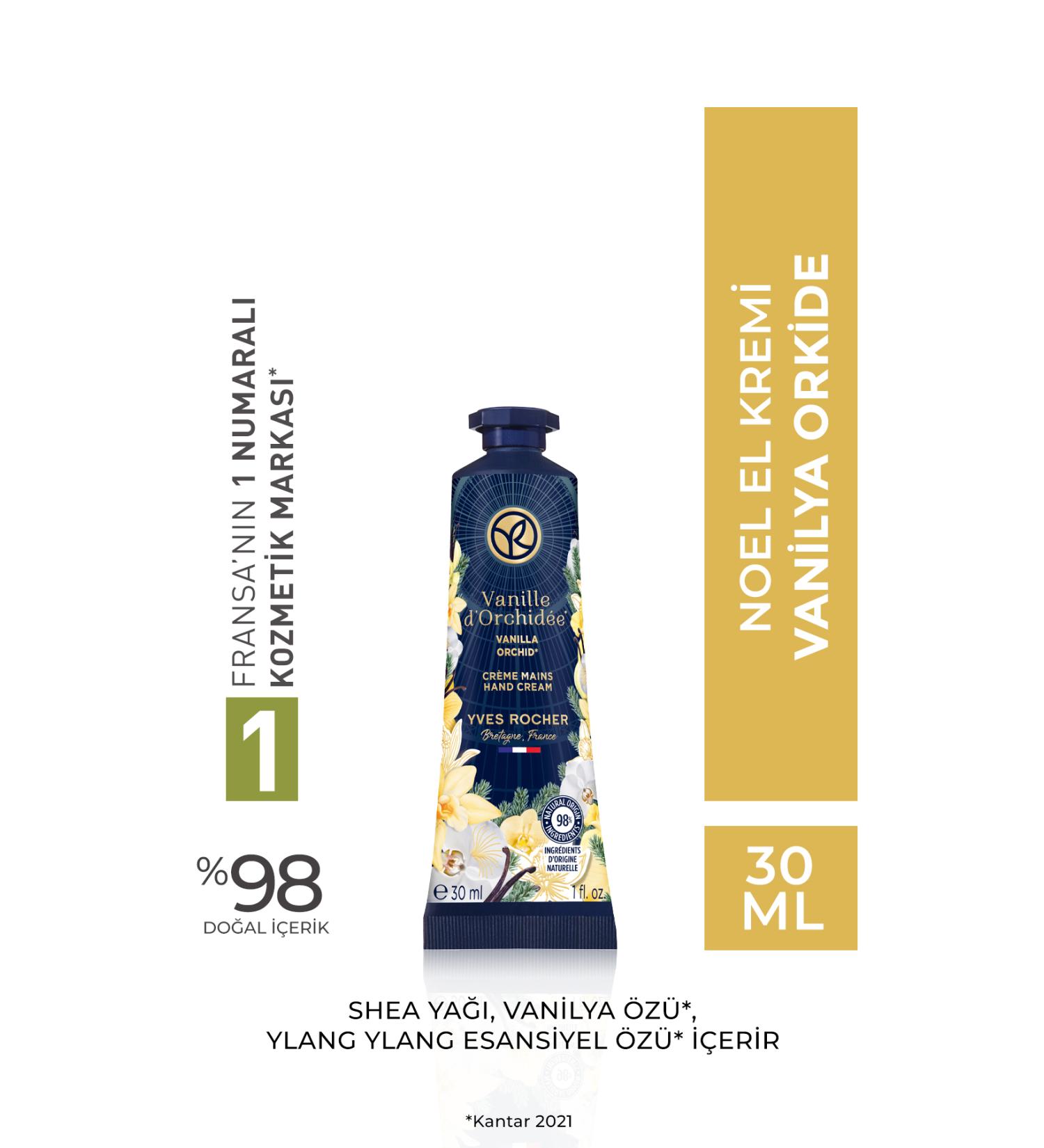 Yves Rocher Hand Cream- Vanilla & Orchid- 30ml-92601 - Buy Online on GoSupps.com