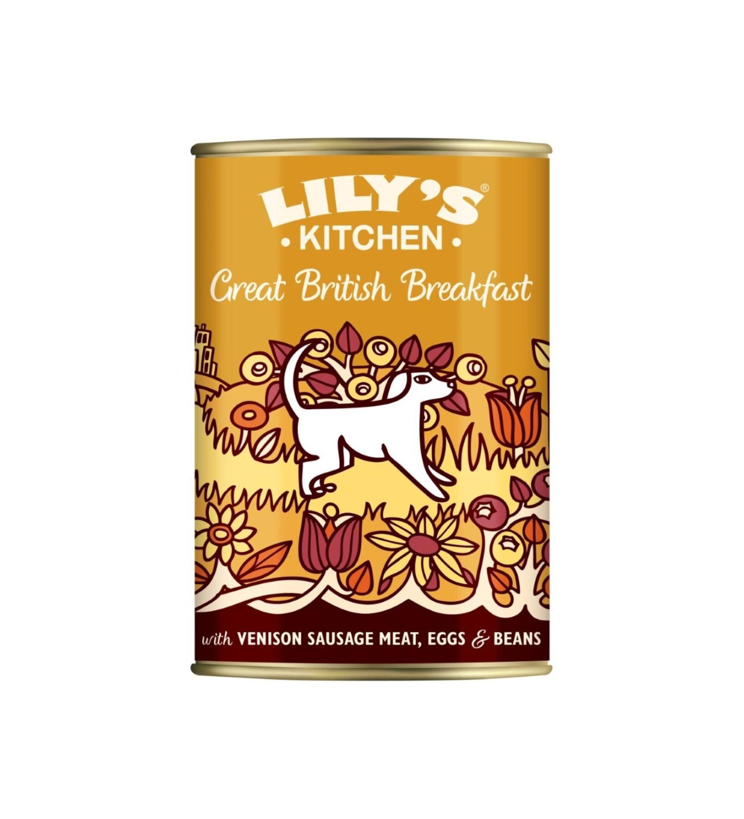 Lily's Kitchen Great British Breakfast Wet Dog Food (400g) - Venison Ham & Egg