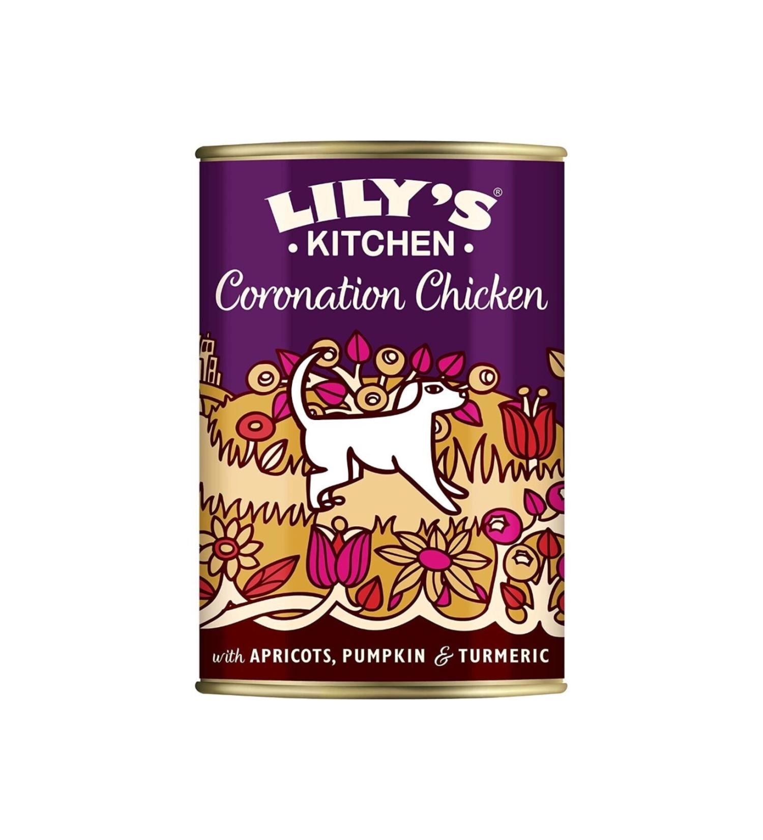 Lily's Kitchen Chicken Wet Dog Food (400g) - Coronation Chicken Delicious and Grain Free