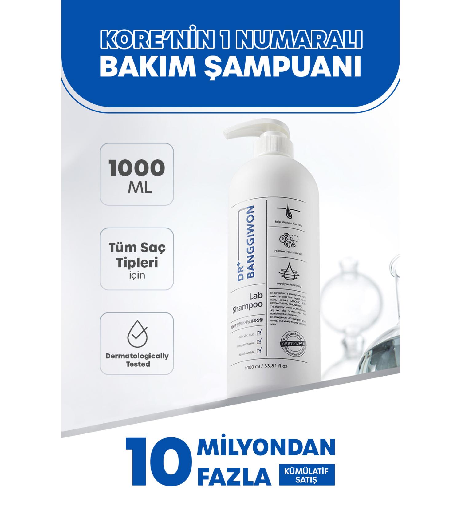 DR BANGGIWON Lab Anti-Hair Loss Care Shampoo 17 Types of Amino Acid Molecule Content Supporting Hair Growth - Buy Online on GoSupps.com