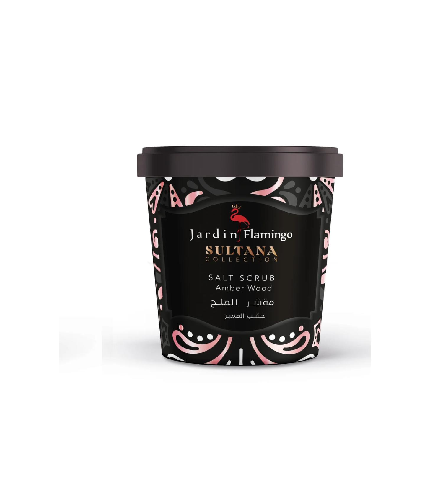 JARD N FLAM NGO Sultana Salt Scrub Amber Wood 800g