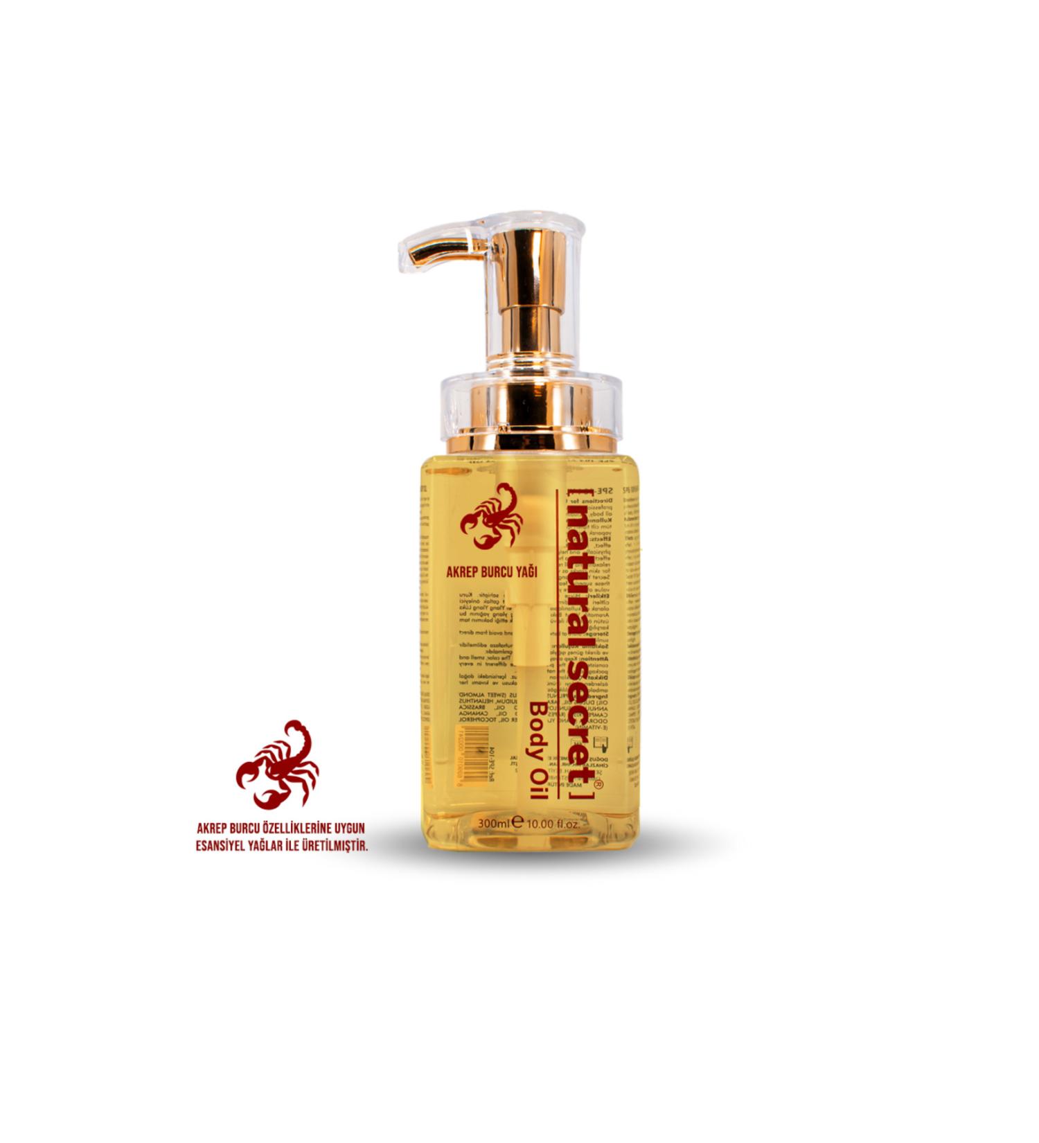 Natural Secret SCORPIO Special Effective Care and Massage Oil / SCORPIO MASSAGE & BODY CARE OIL 300ml