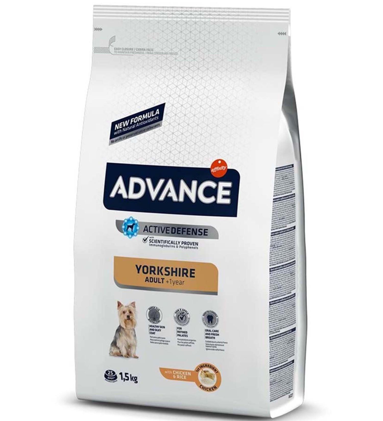 Advance Yorkshire Terrier Adult Dog Food 1.5kg