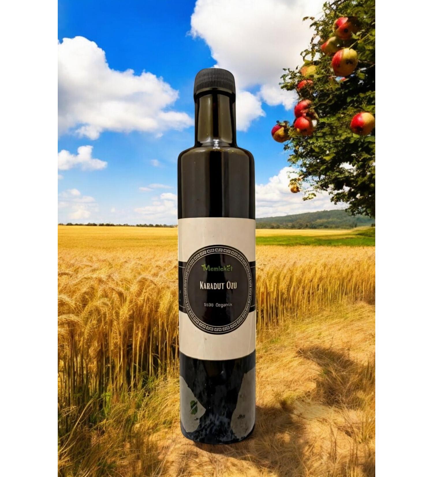 memleketavm Black Mulberry Extract 1kg/750ml Organic Black Mulberry Molasses