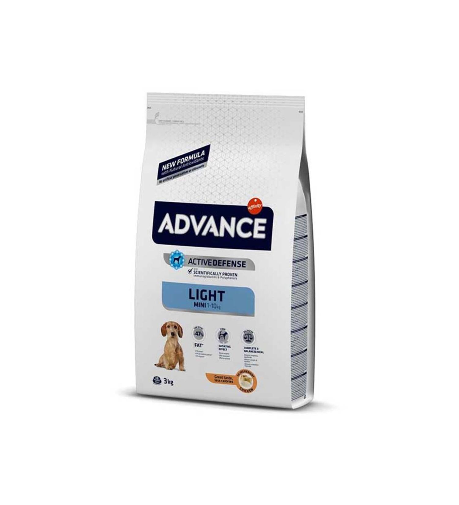 Advance Light Chicken Small Breed Diet Dog Food 3kg