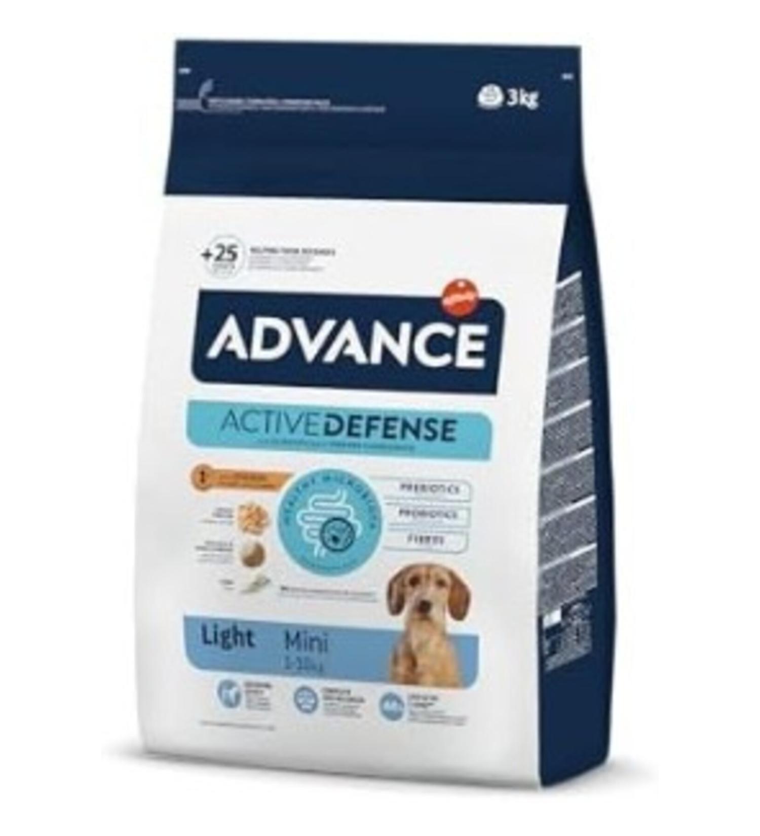 Advance Dog Mini Light Dry Dog Food Overweight Dog 3 Kg