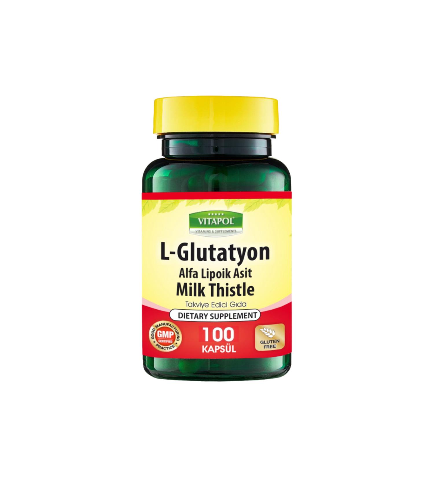 Vitapol VITAPOL L-GLUTATHIONE & ALA 100 CAPSULES