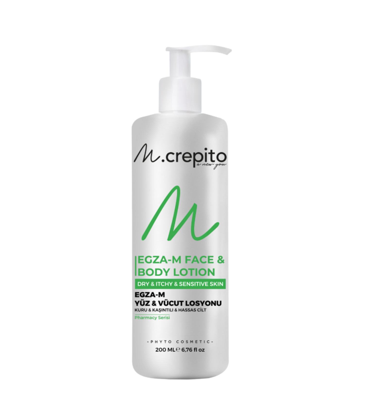 Mcrepito Prebiotic & Postbiotic EGZA-M Face & Body Lotion 200 ml-For Sensitive Skin - Buy Online on GoSupps.com